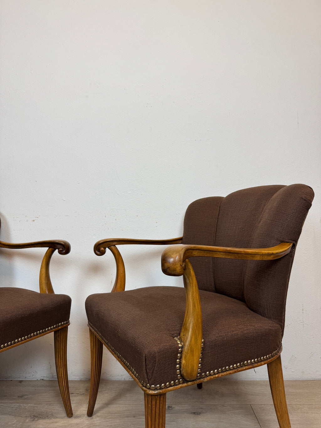 Coppia di poltrone Art Deco