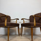 Coppia di poltrone Art Deco