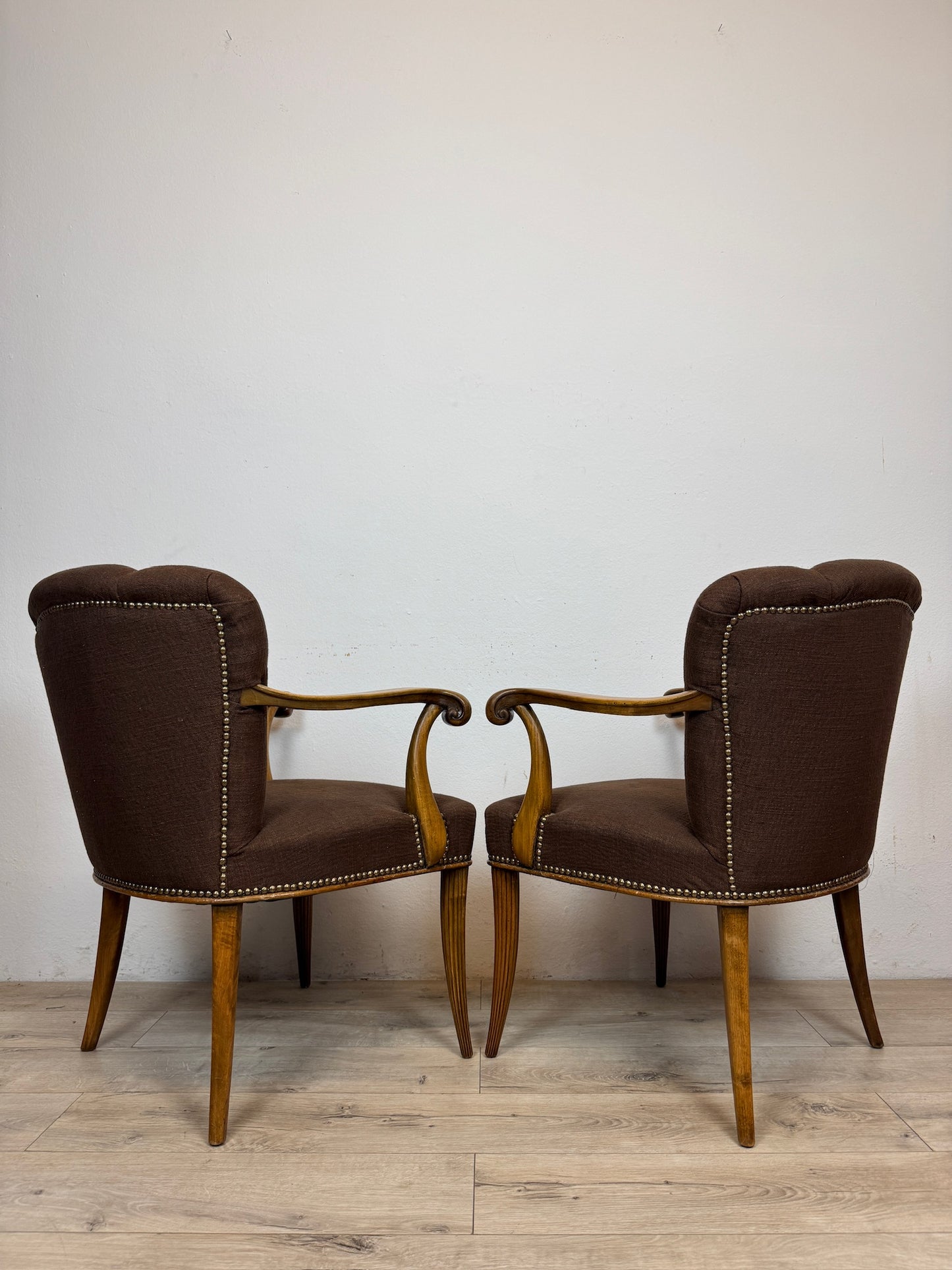Coppia di poltrone Art Deco