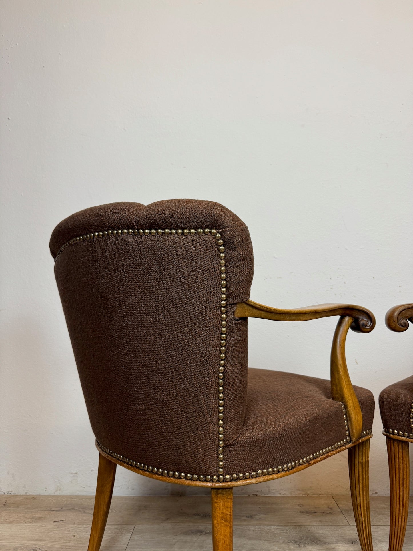 Coppia di poltrone Art Deco