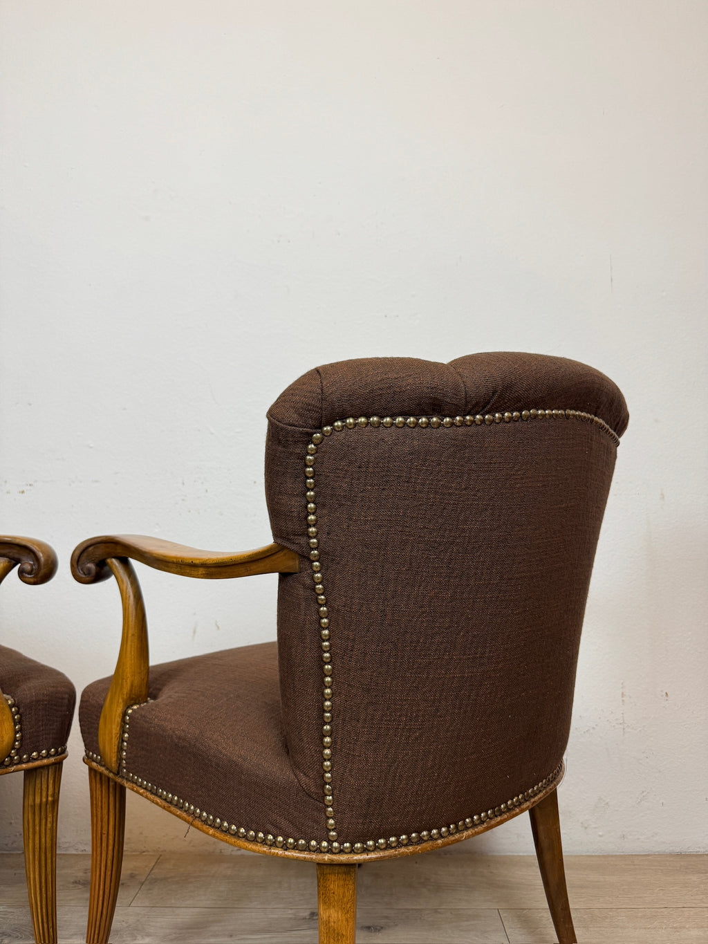 Coppia di poltrone Art Deco