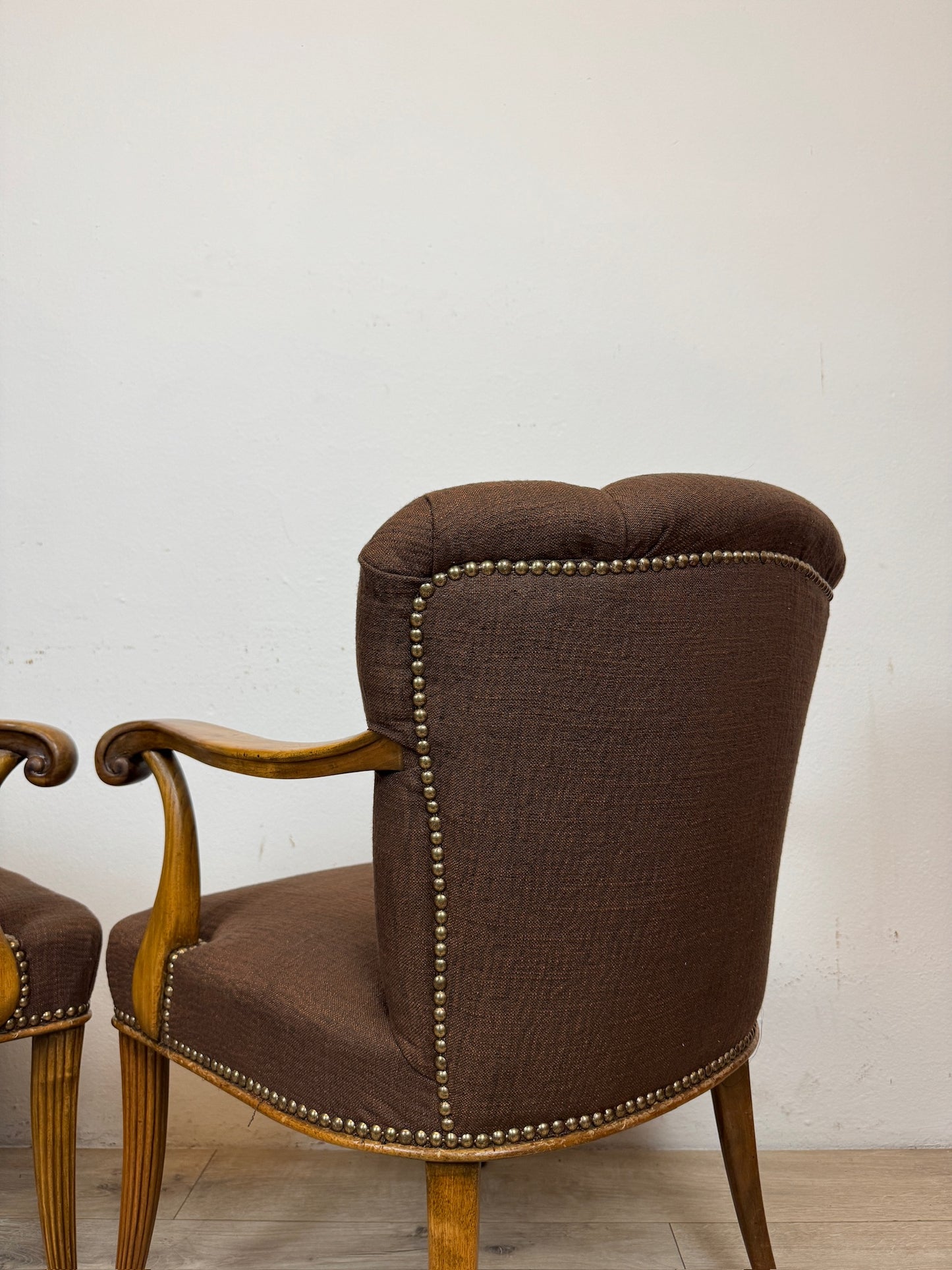 Coppia di poltrone Art Deco