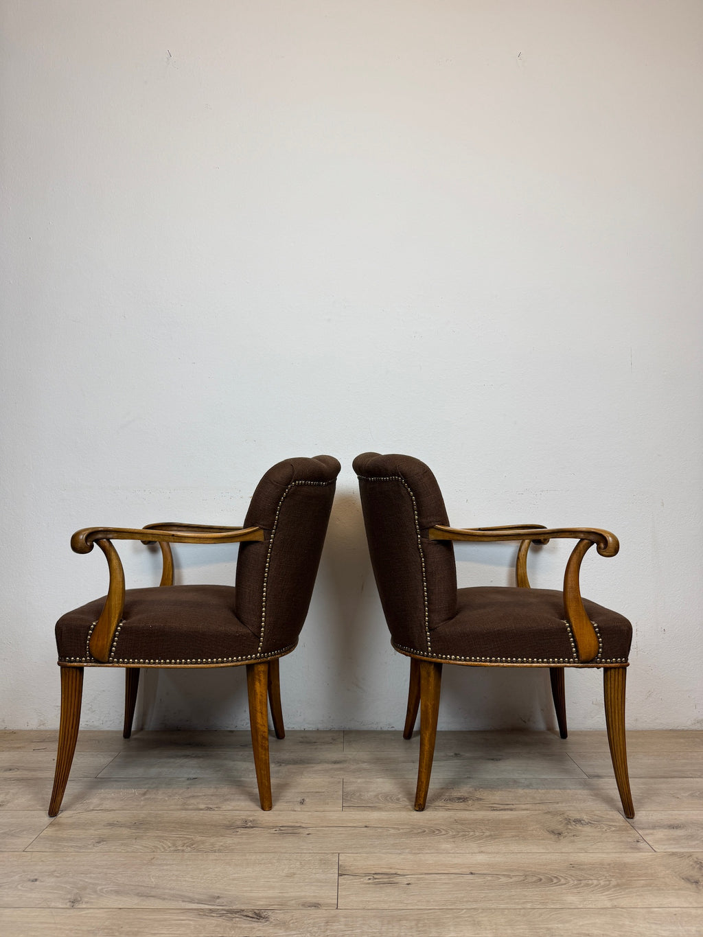 Coppia di poltrone Art Deco
