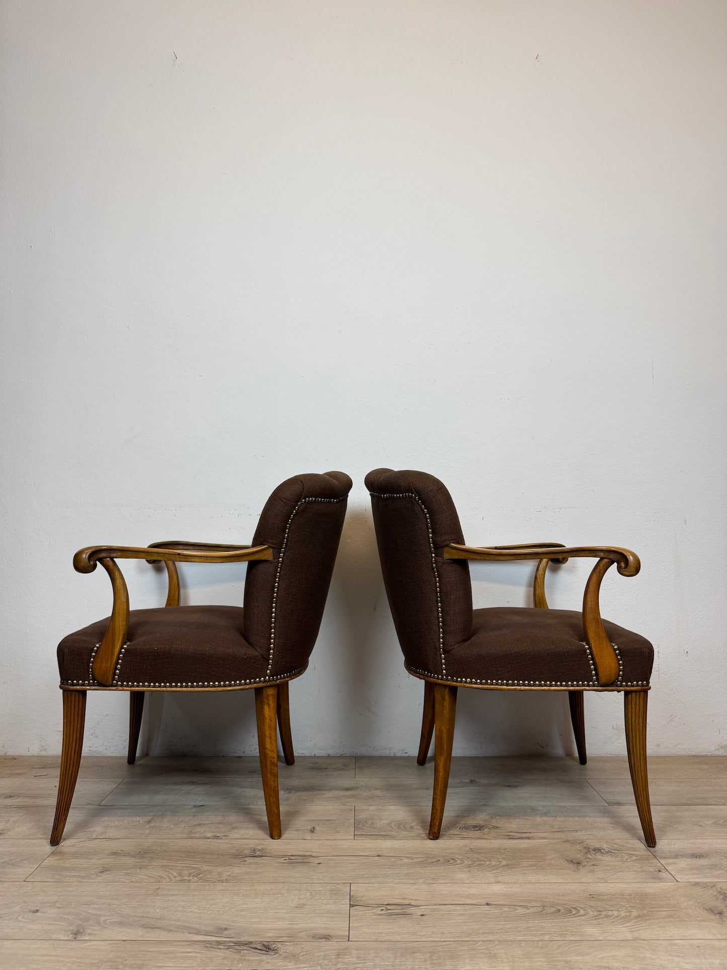 Coppia di poltrone Art Deco