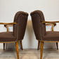 Coppia di poltrone Art Deco