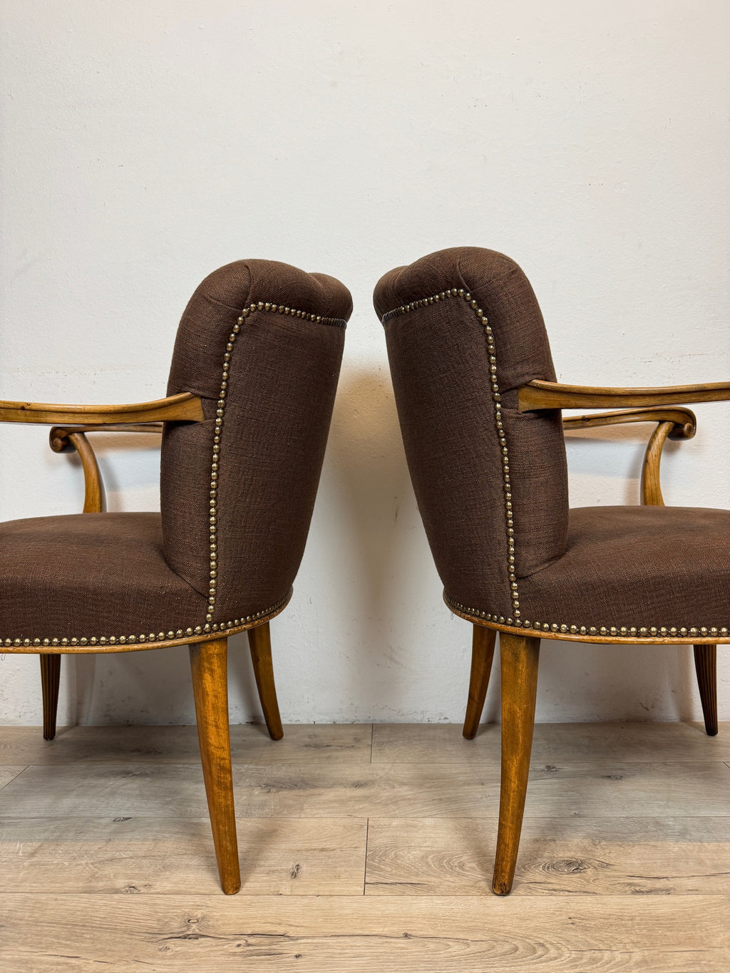 Coppia di poltrone Art Deco