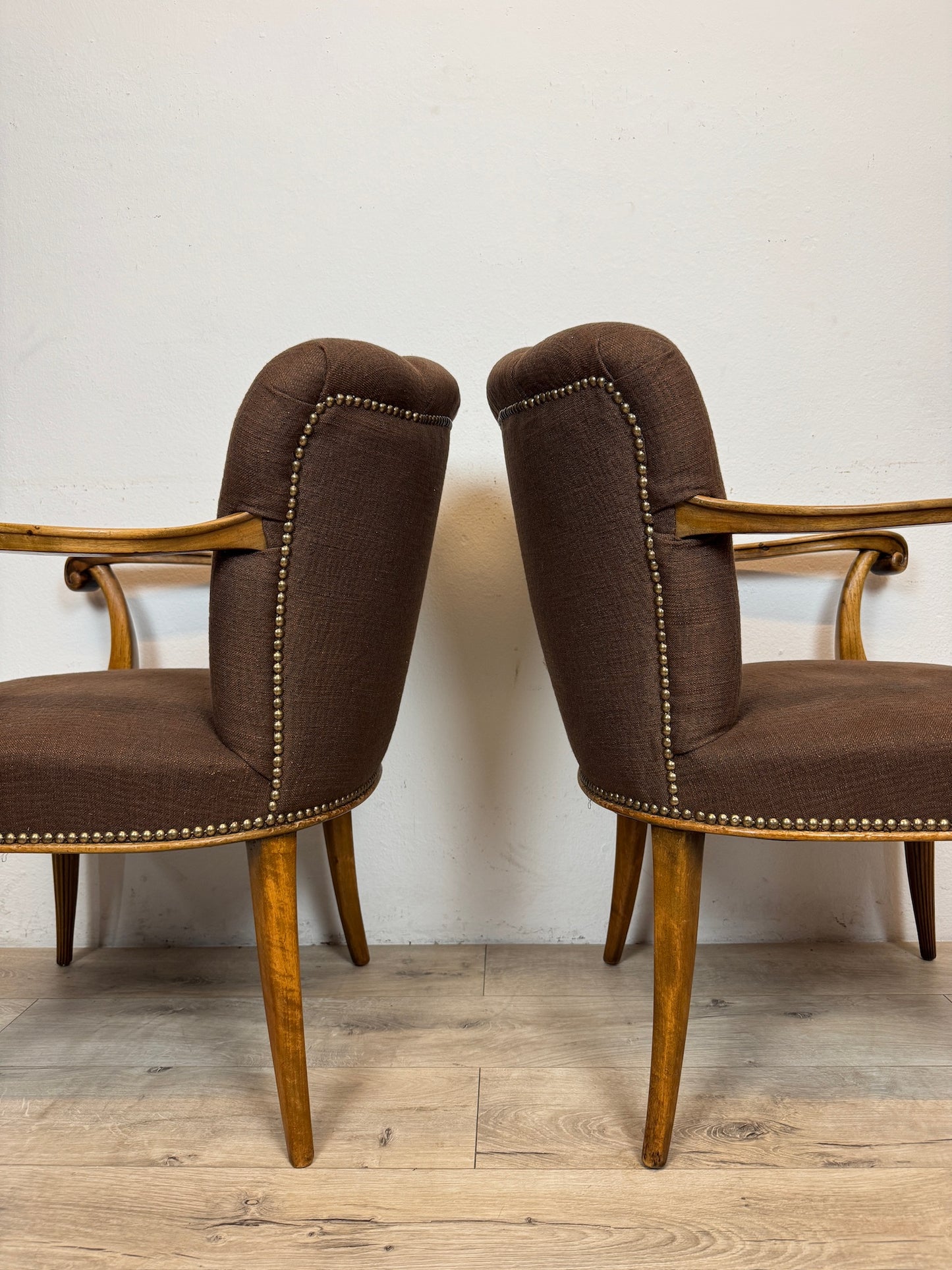 Coppia di poltrone Art Deco