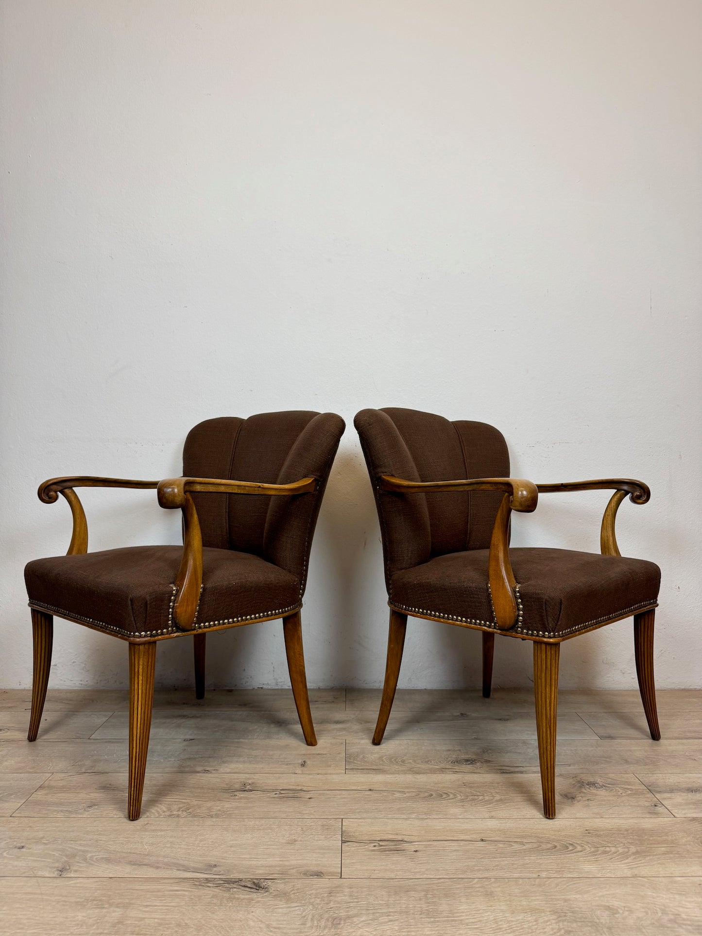 Coppia di poltrone Art Deco