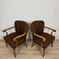 Coppia di poltrone Art Deco