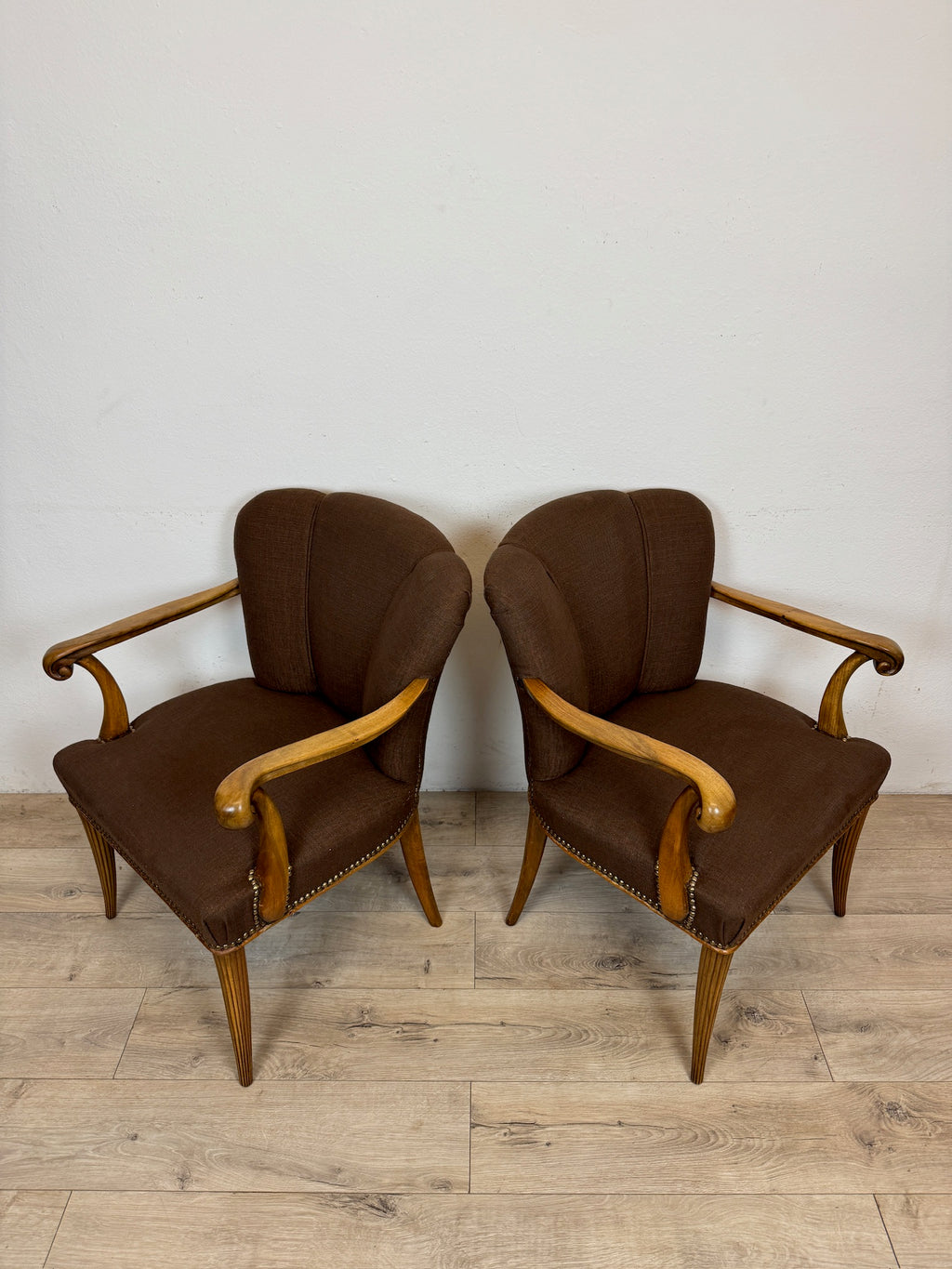 Coppia di poltrone Art Deco