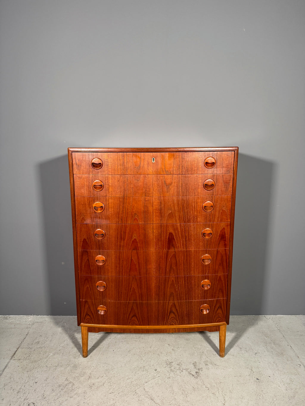 Cassettiera in teak di Kai Kristiansen