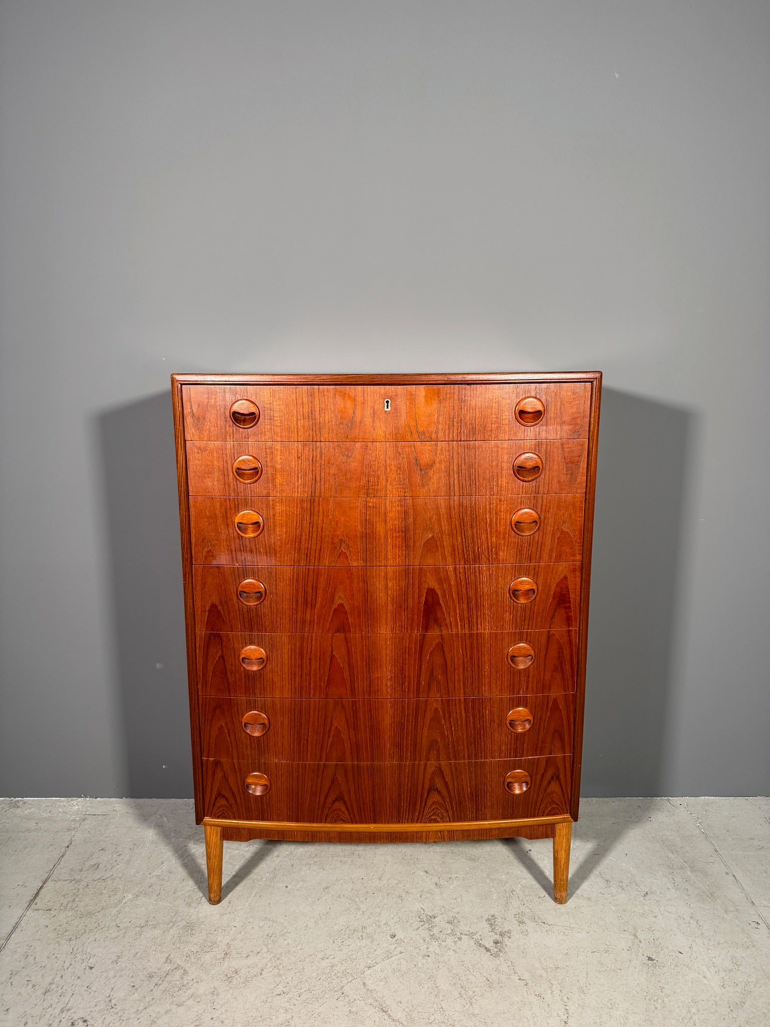 Cassettiera in teak di Kai Kristiansen