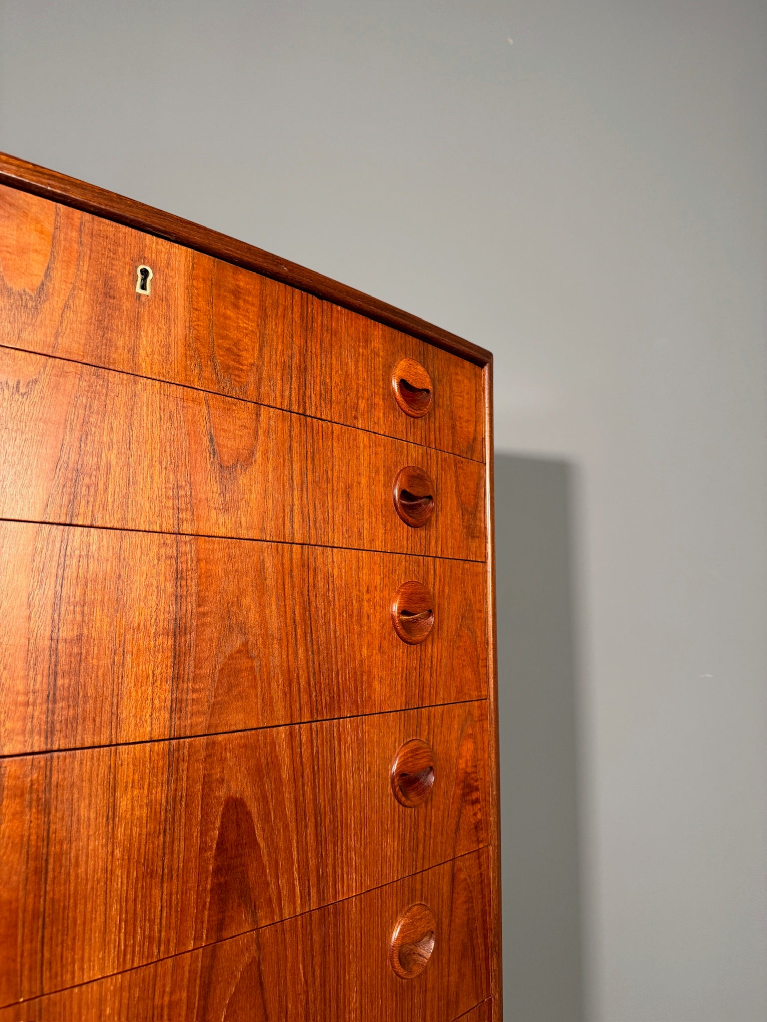 Cassettiera in teak di Kai Kristiansen