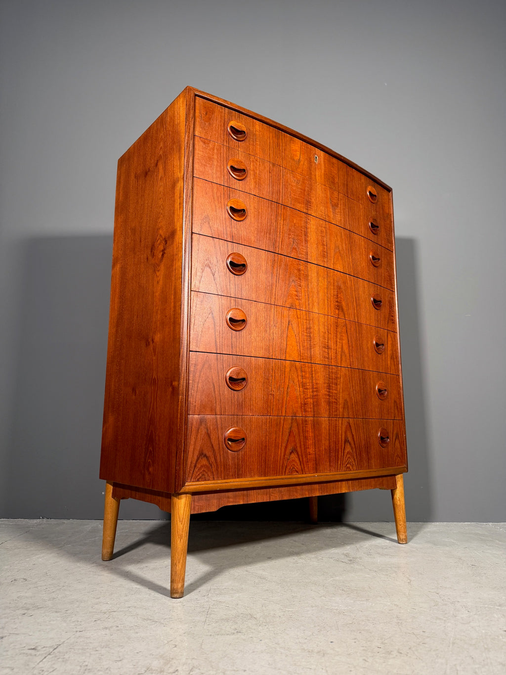 Cassettiera in teak di Kai Kristiansen