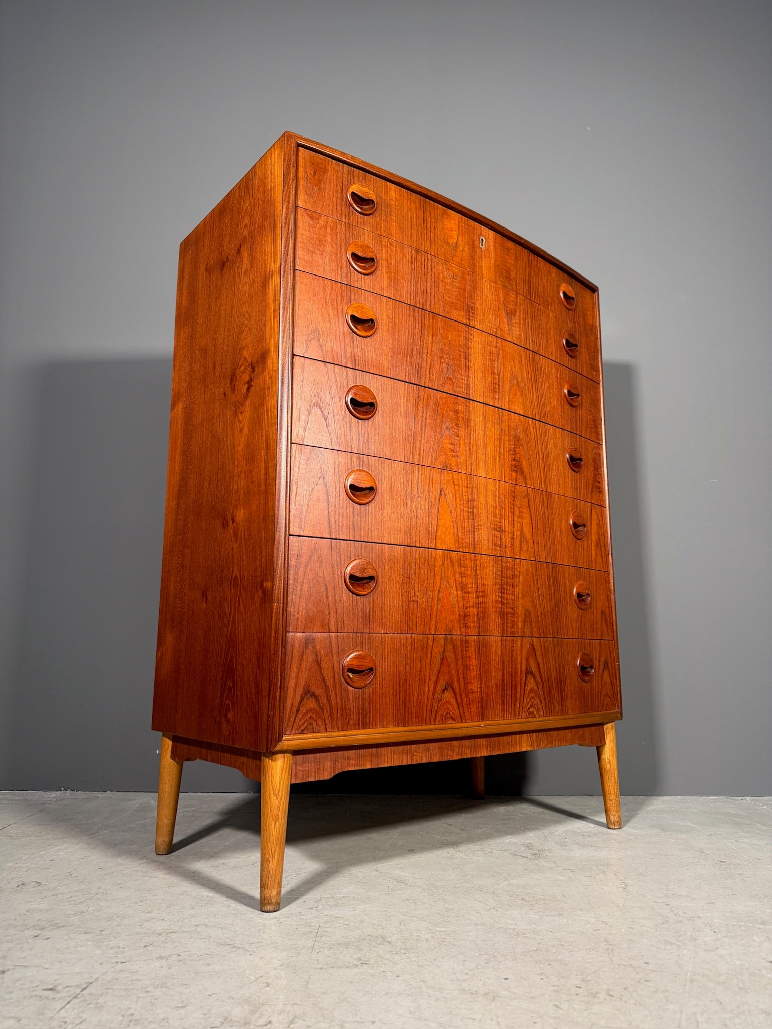 Cassettiera in teak di Kai Kristiansen
