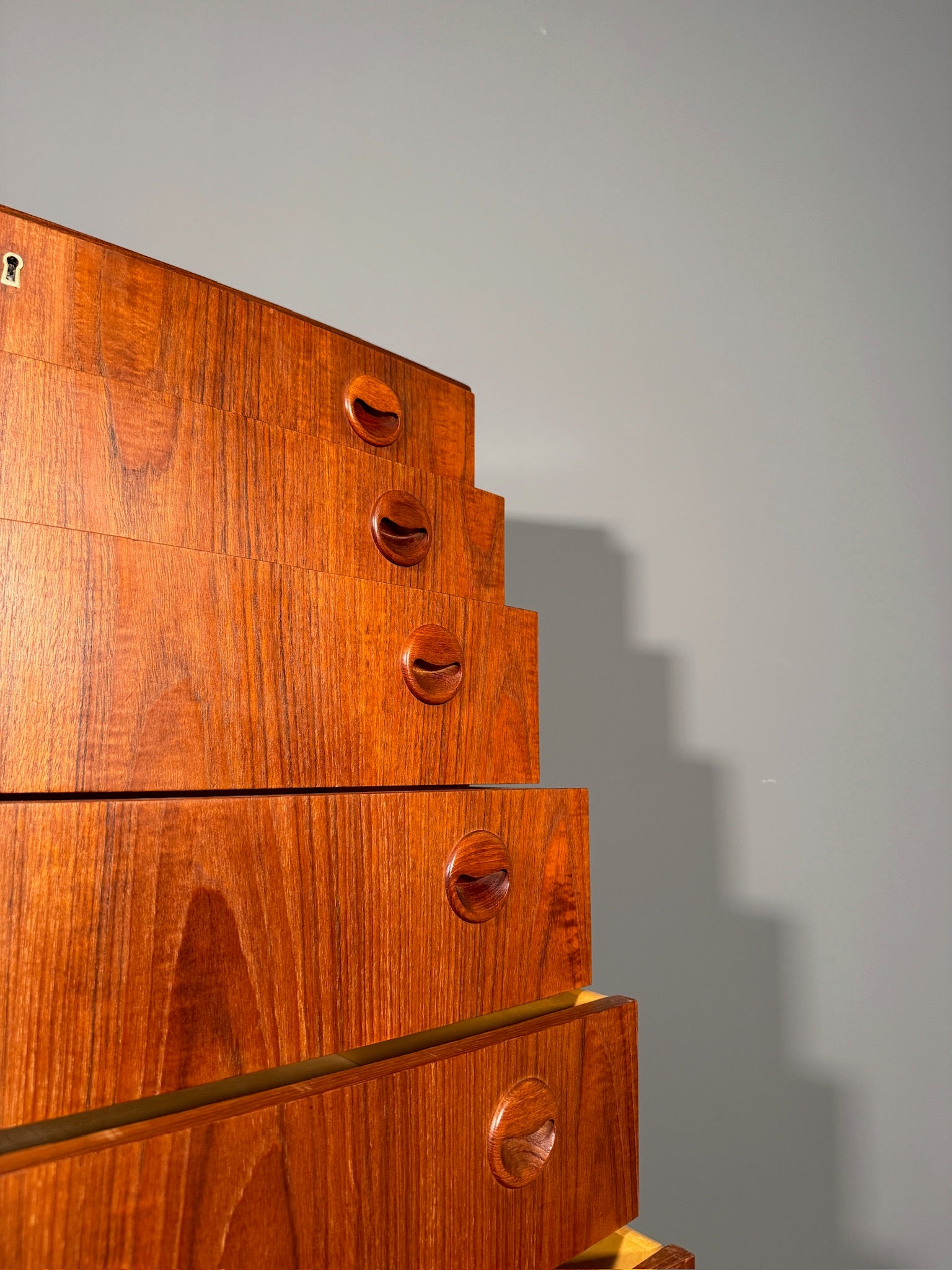 Cassettiera in teak di Kai Kristiansen