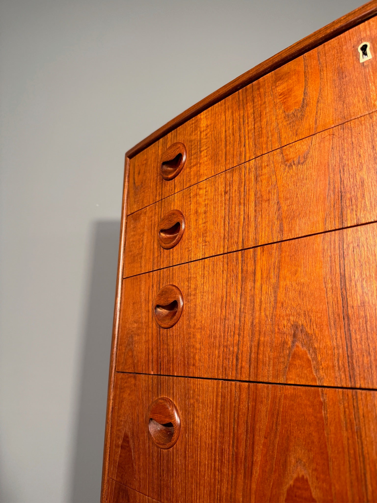 Cassettiera in teak di Kai Kristiansen