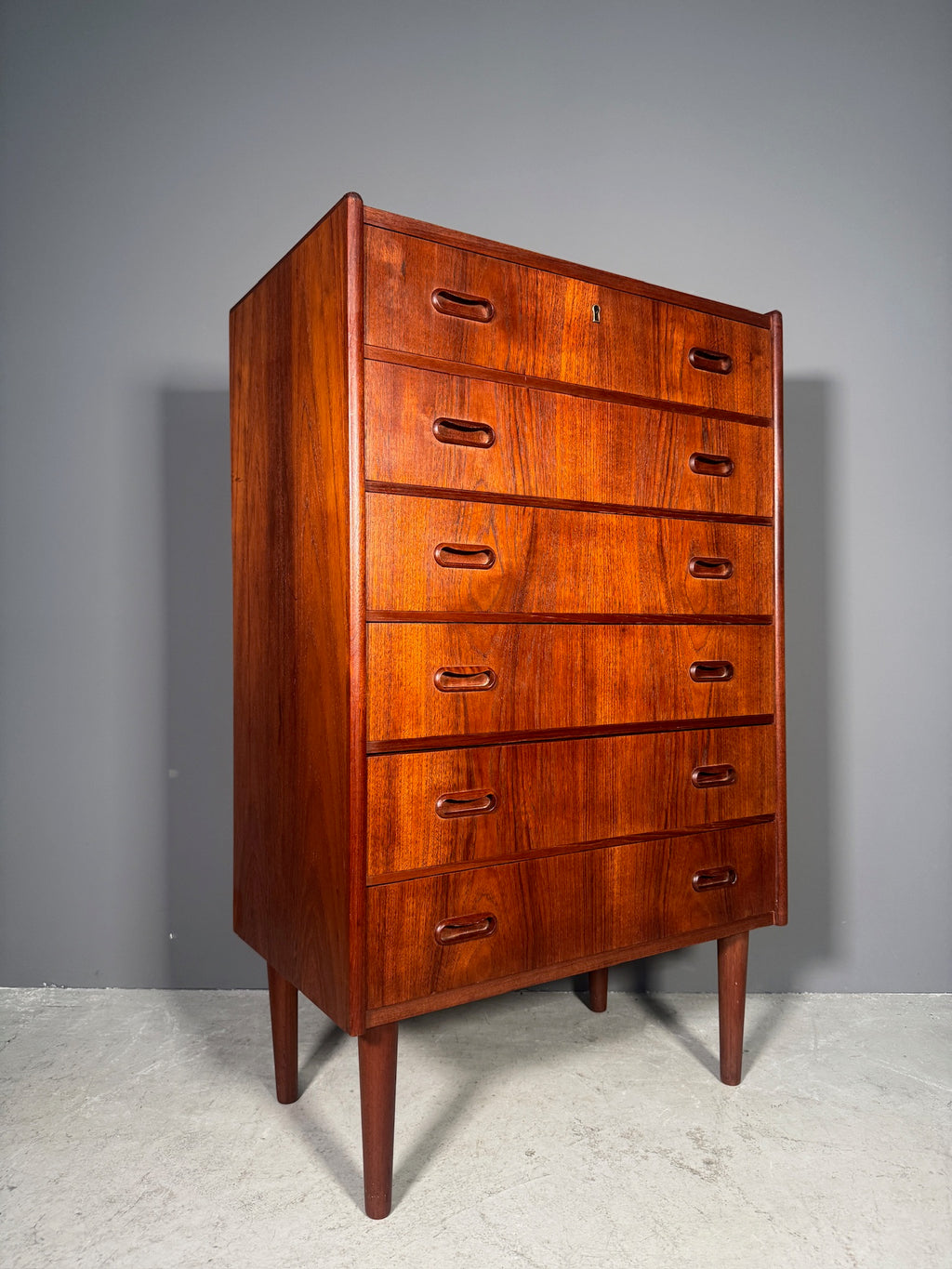 Cassettiera in teak anni 70