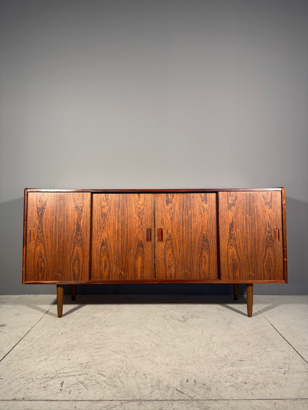 Sideboard danese in palissandro