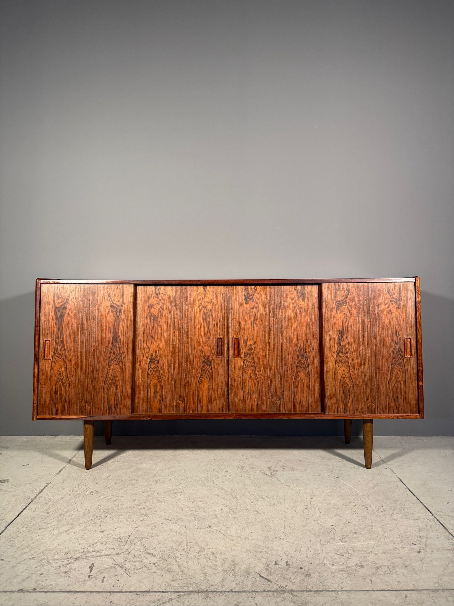 Sideboard danese in palissandro