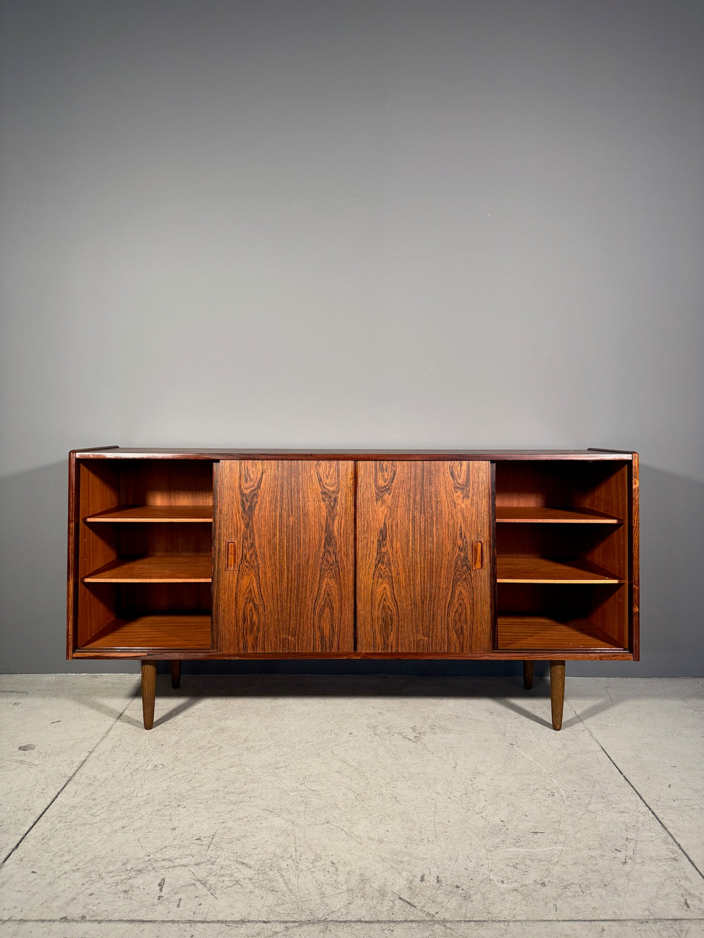 Sideboard danese in palissandro