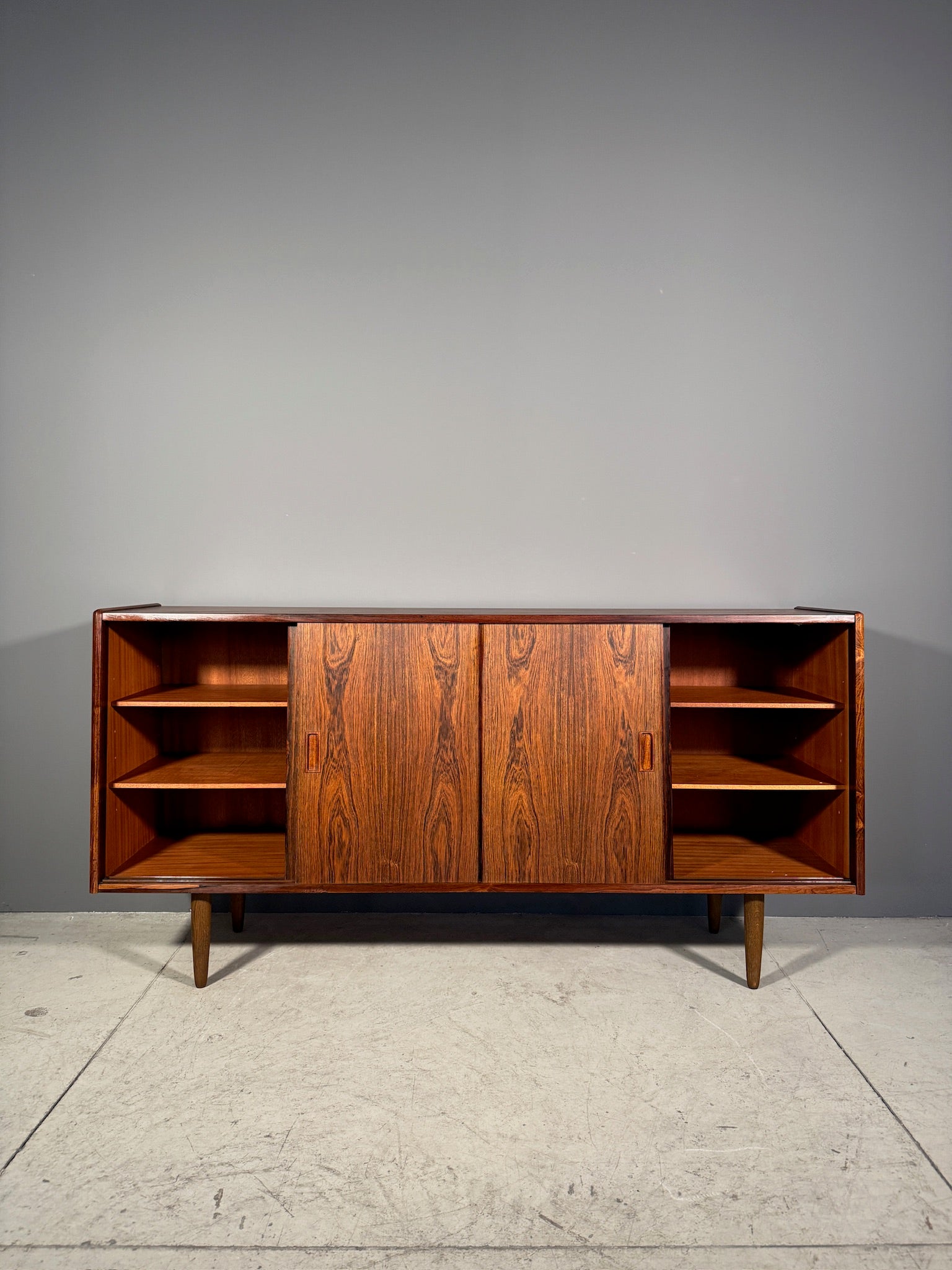 Sideboard danese in palissandro