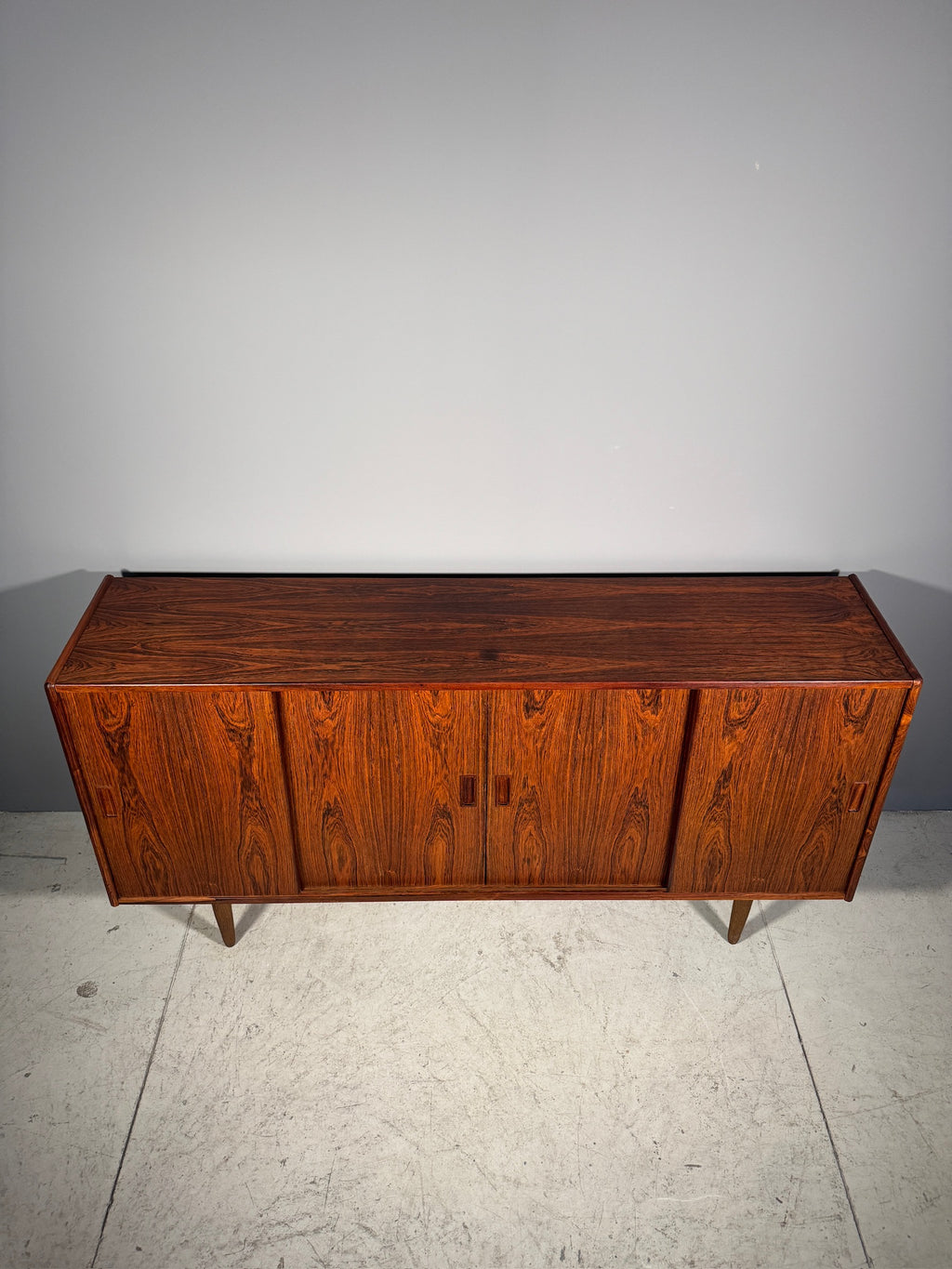 Sideboard danese in palissandro