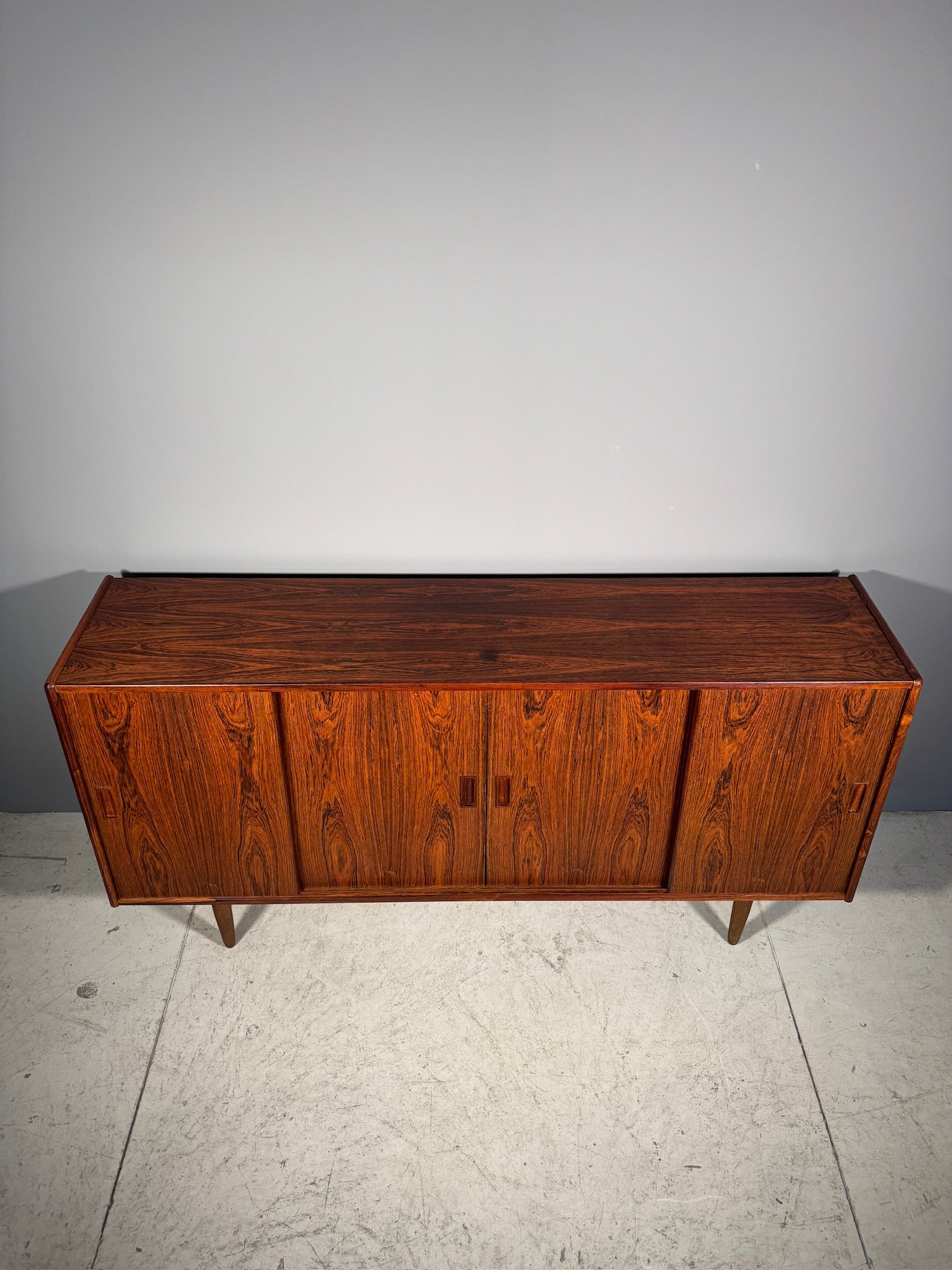 Sideboard danese in palissandro