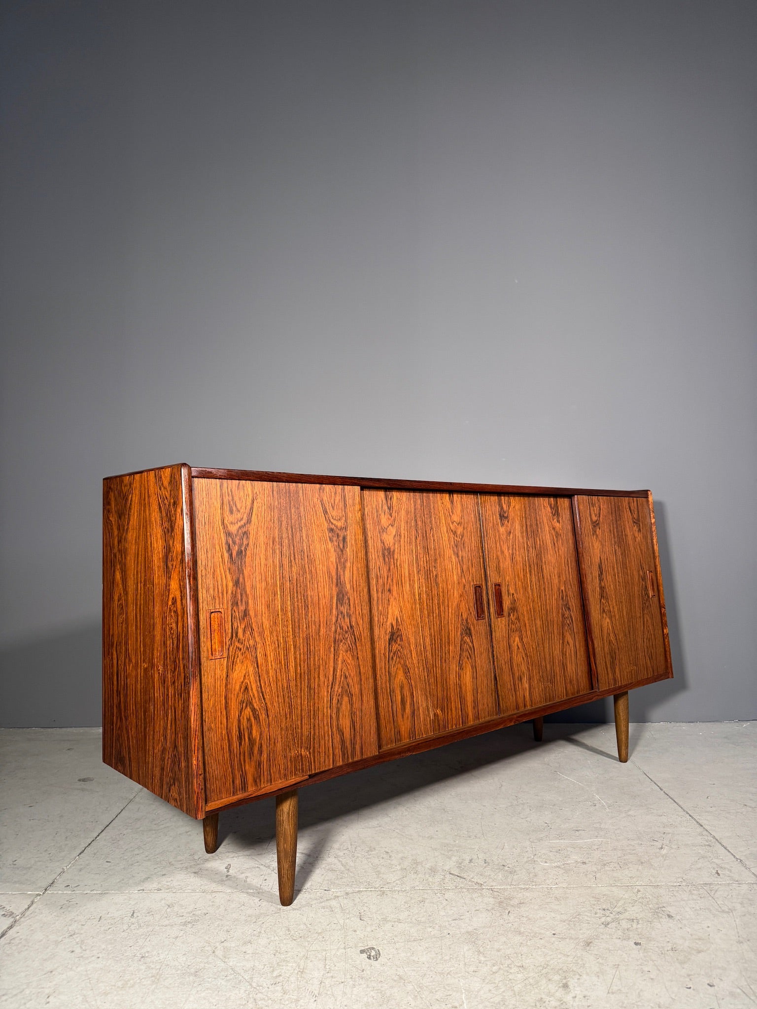Sideboard danese in palissandro