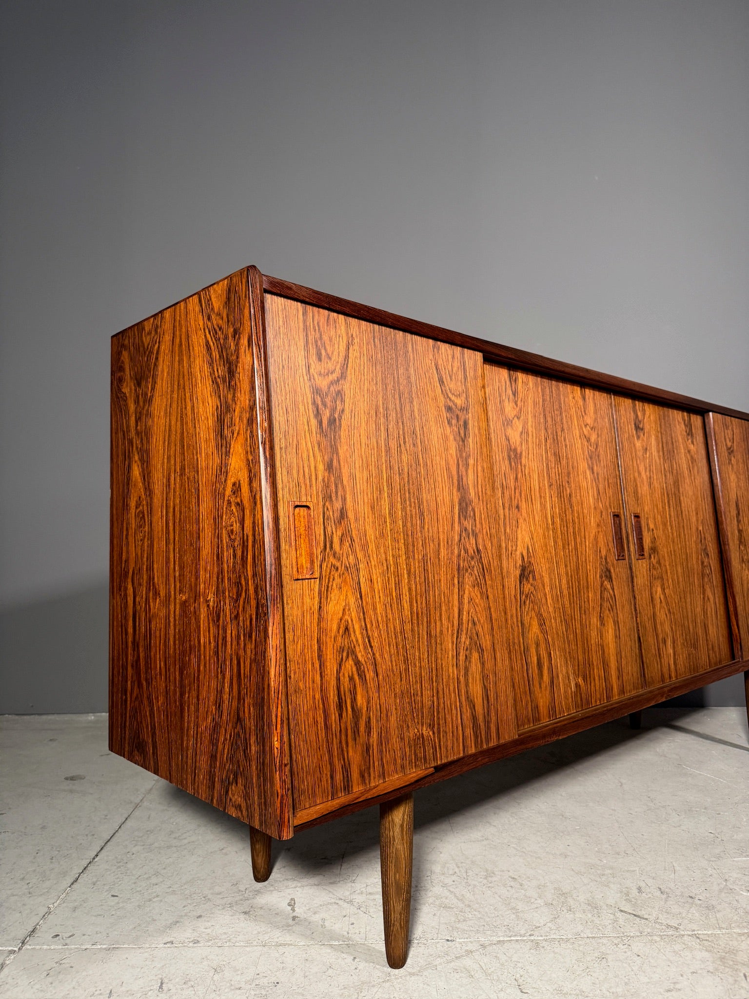 Sideboard danese in palissandro