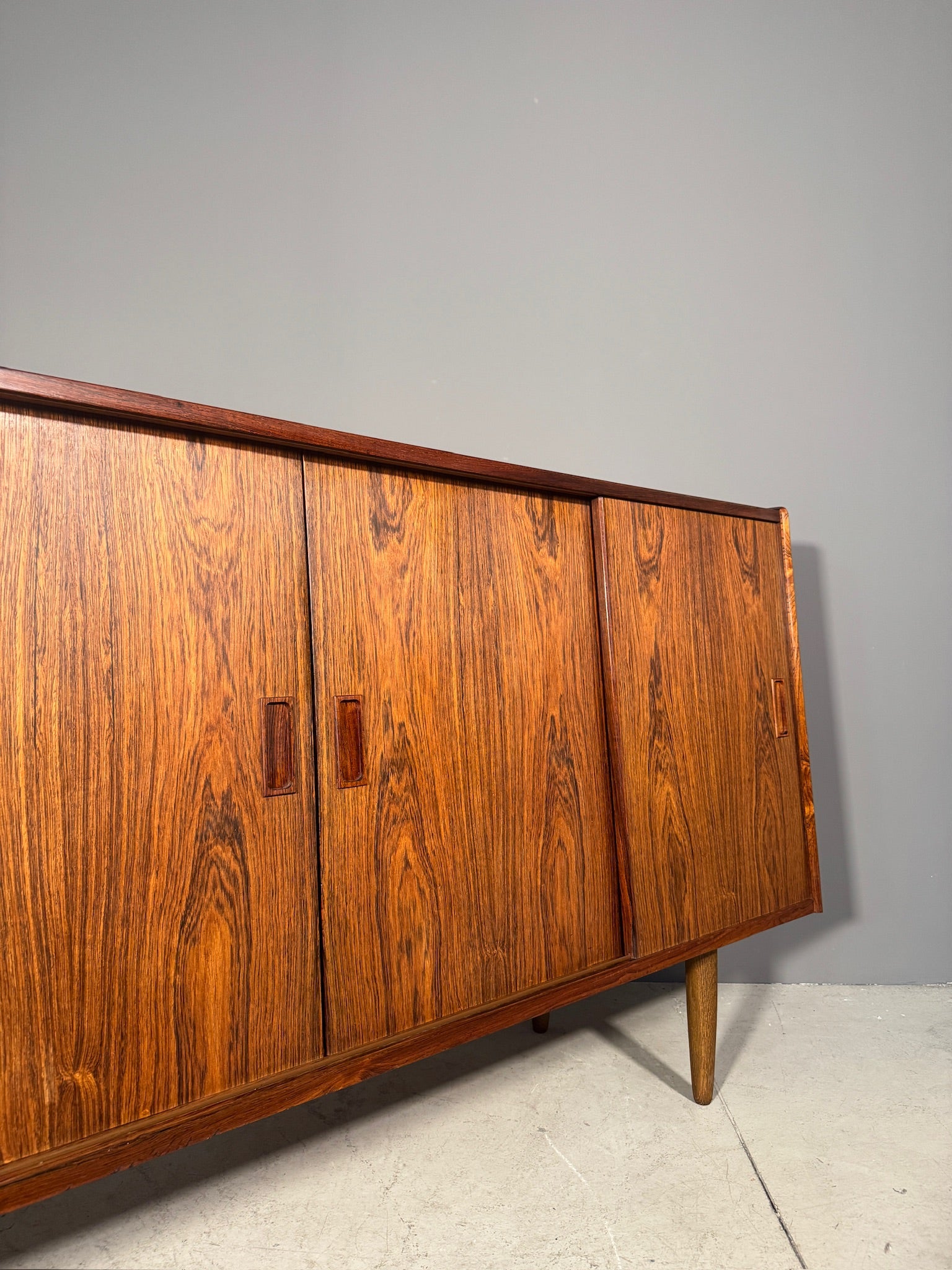Sideboard danese in palissandro