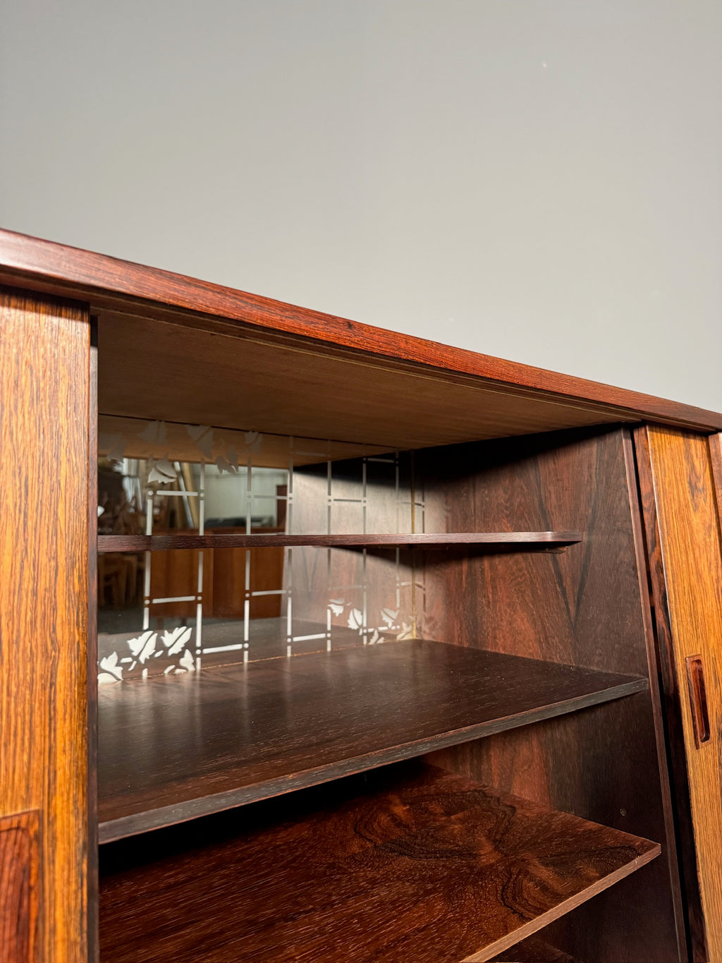 Sideboard danese in palissandro