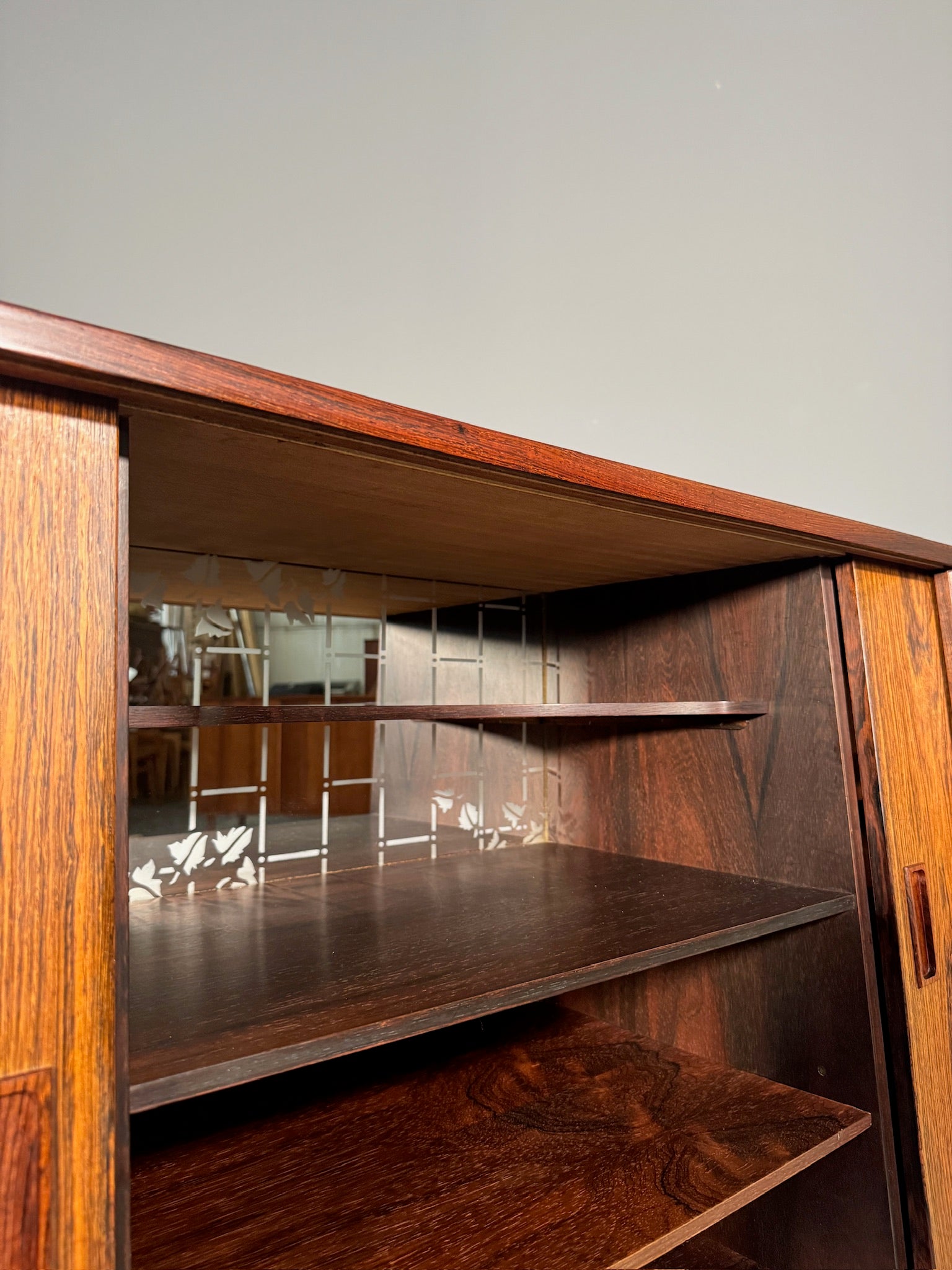 Sideboard danese in palissandro