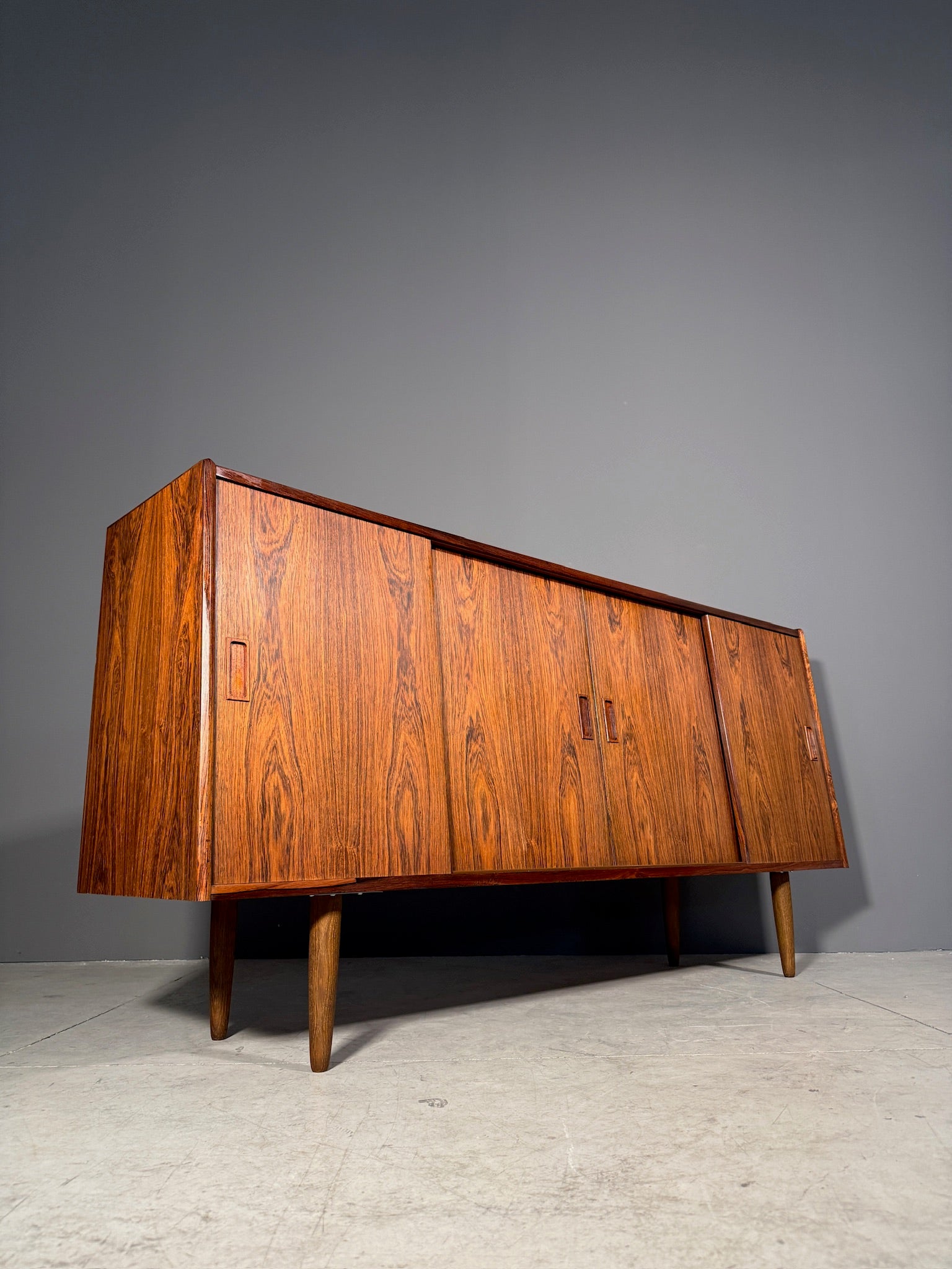 Sideboard danese in palissandro