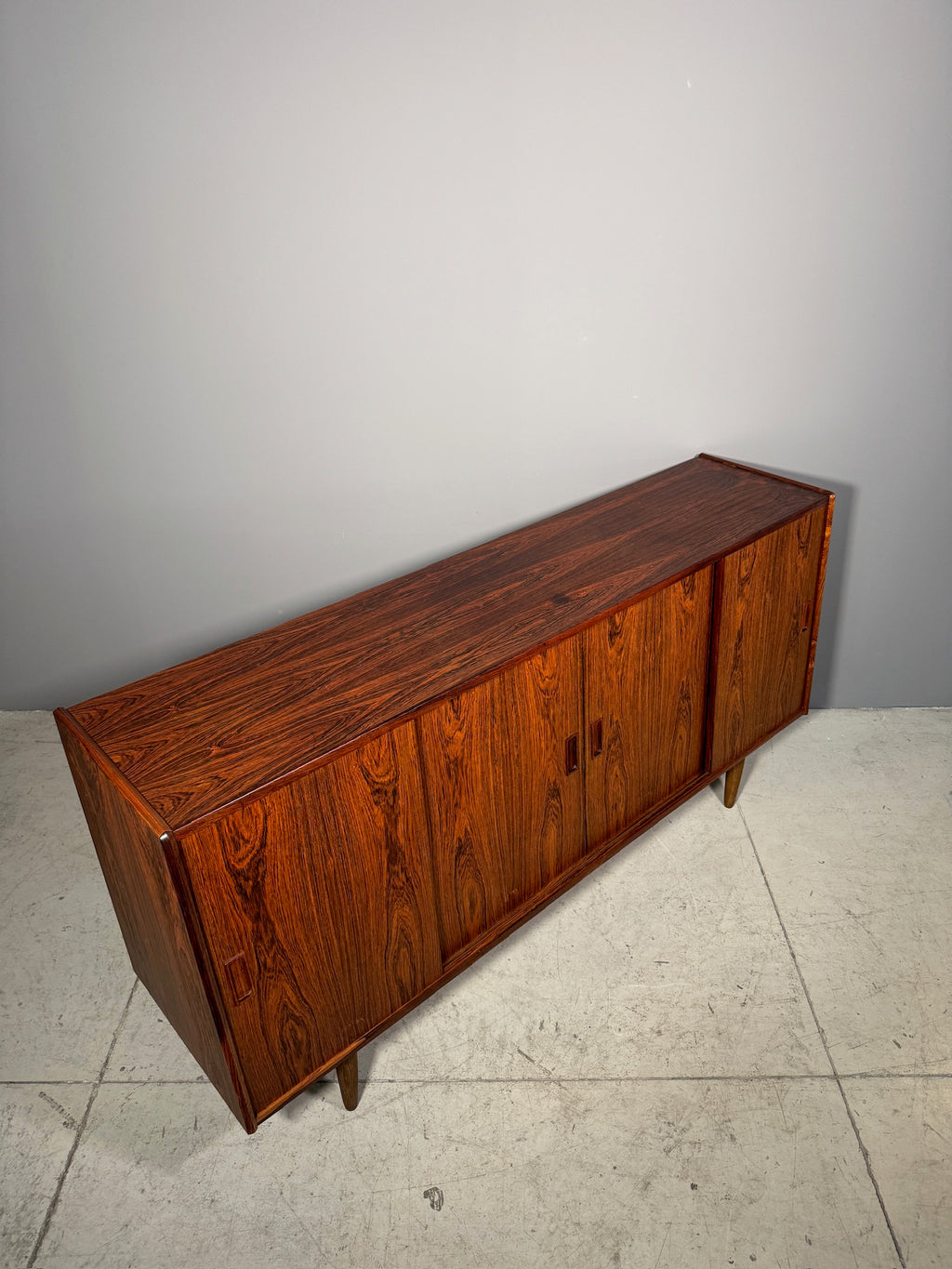 Sideboard danese in palissandro