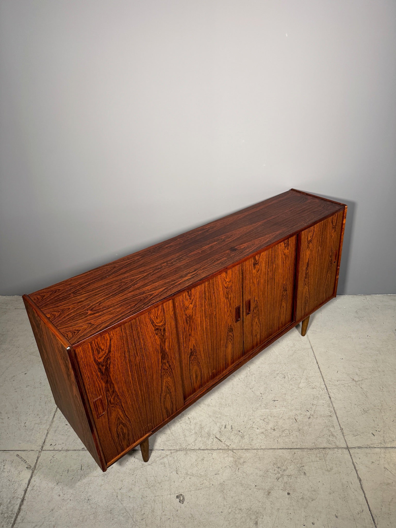 Sideboard danese in palissandro