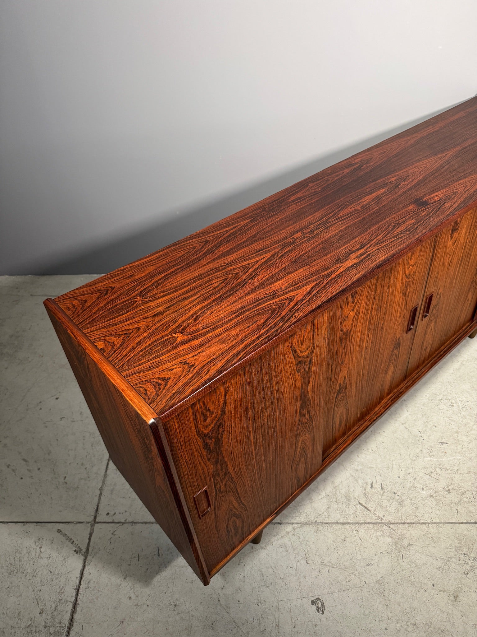 Sideboard danese in palissandro