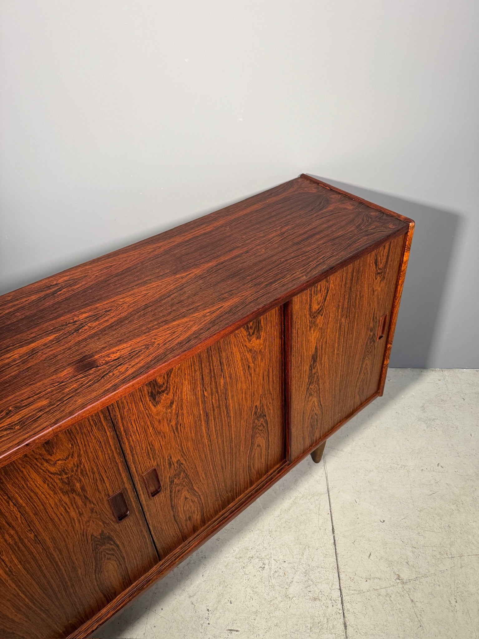 Sideboard danese in palissandro