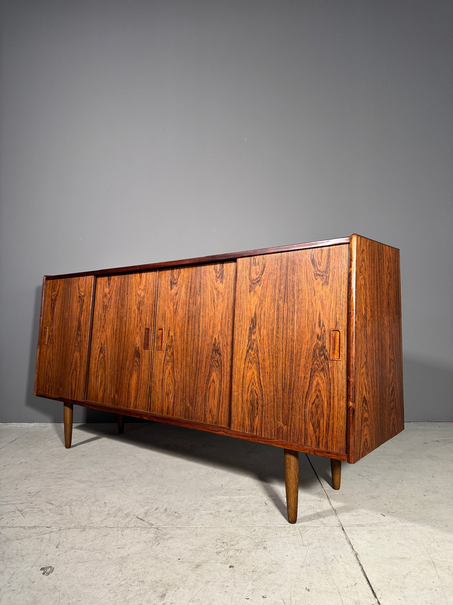 Sideboard danese in palissandro