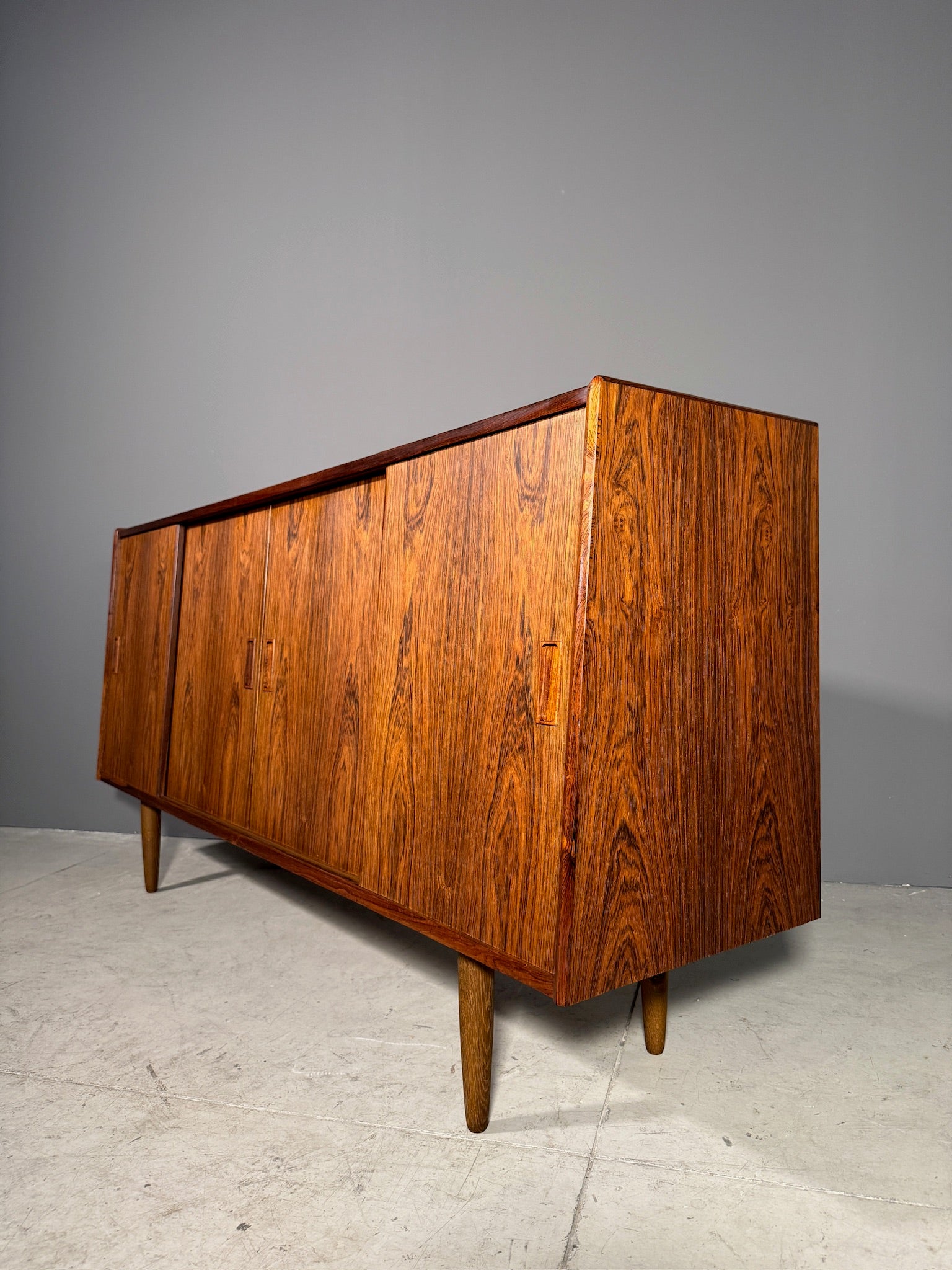 Sideboard danese in palissandro