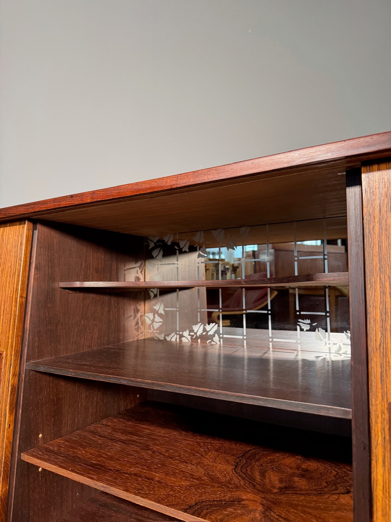 Sideboard danese in palissandro