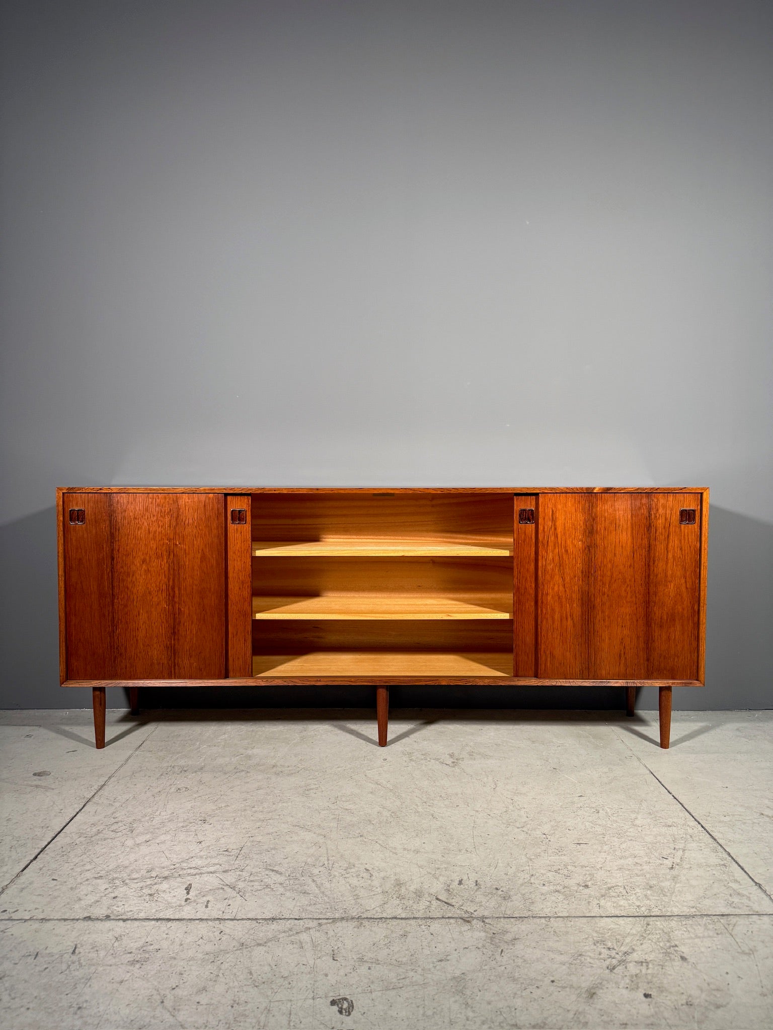 Sideboard danese in palissandro
