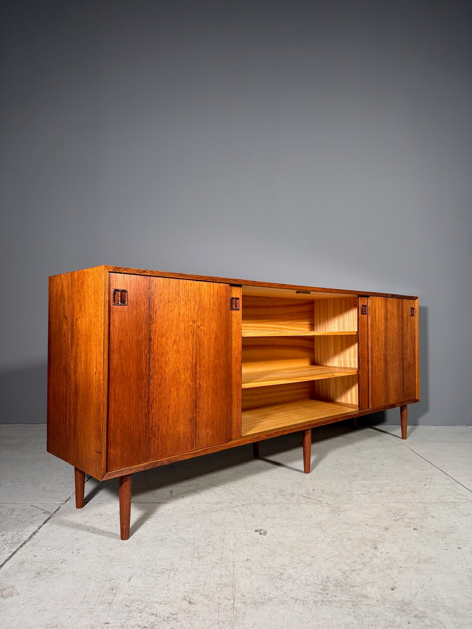 Sideboard danese in palissandro