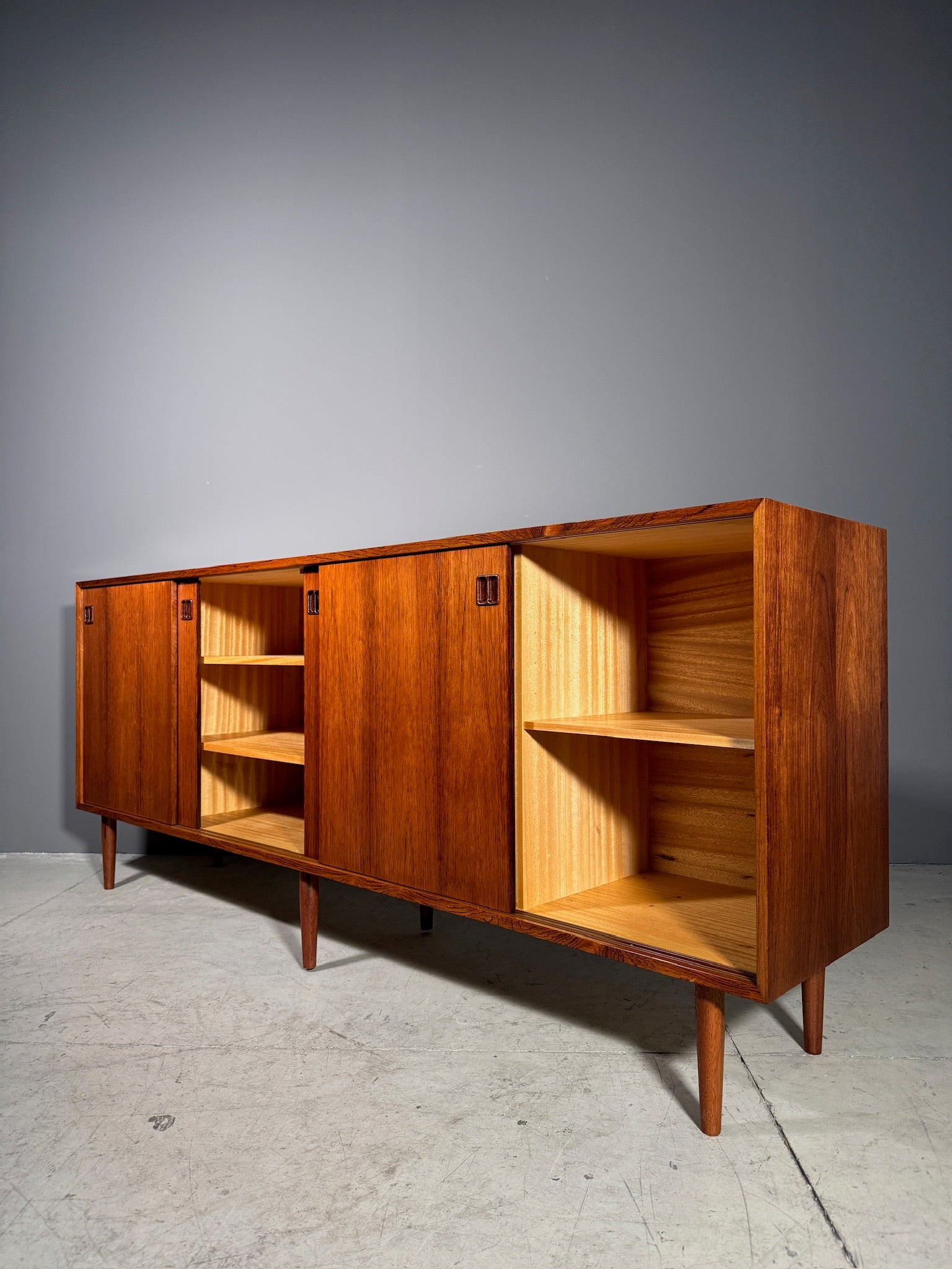 Sideboard danese in palissandro