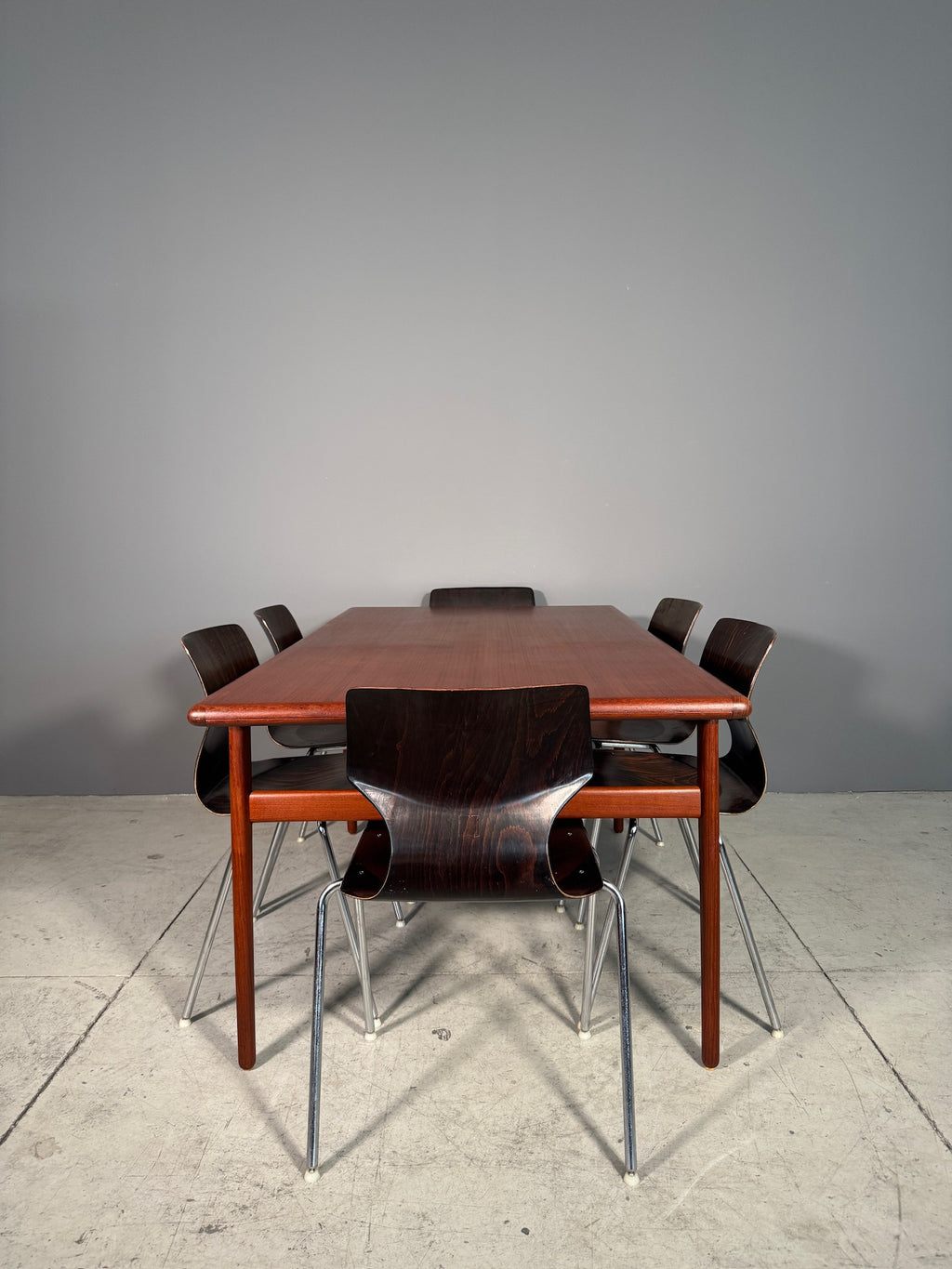 Tavolo in teak di Niels Otto Moller
