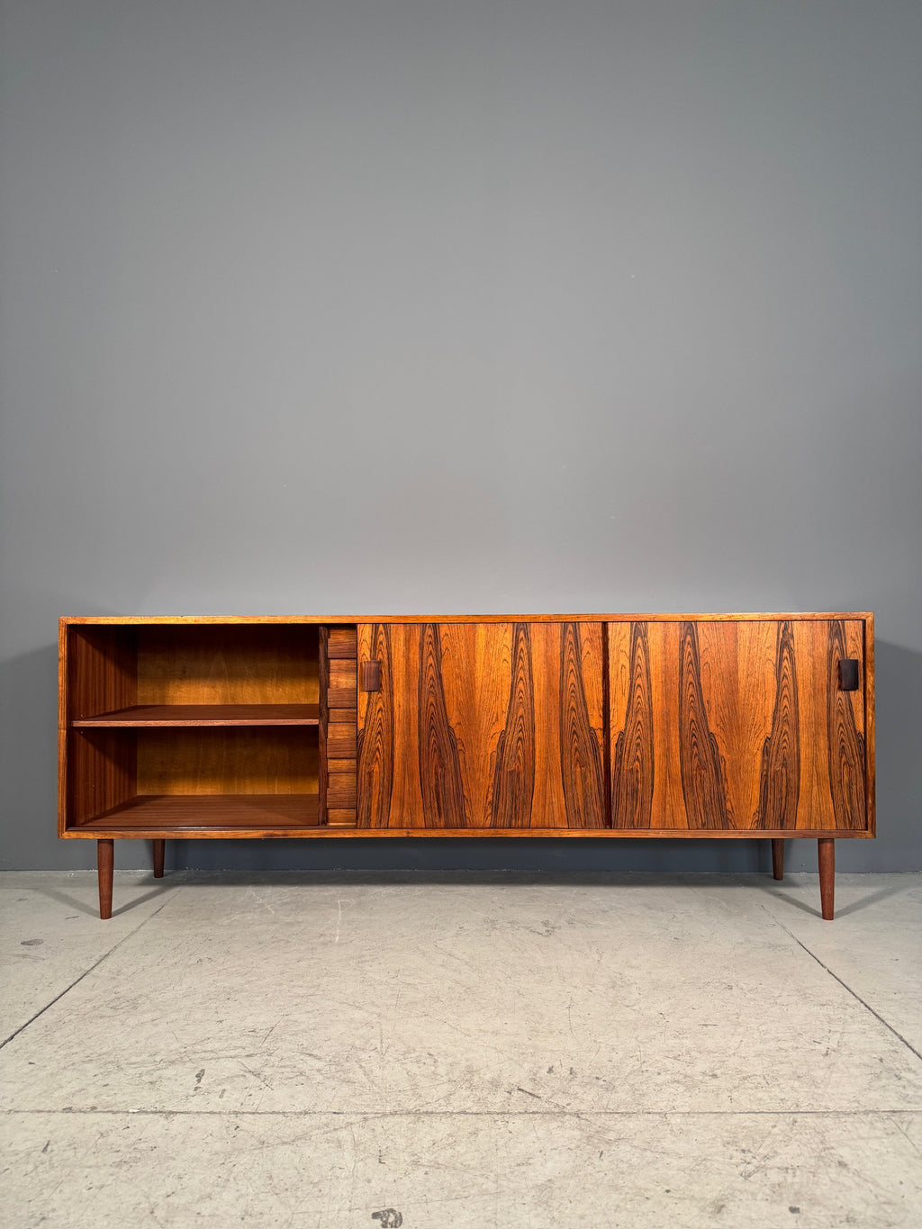 Sideboard danese in palissandro