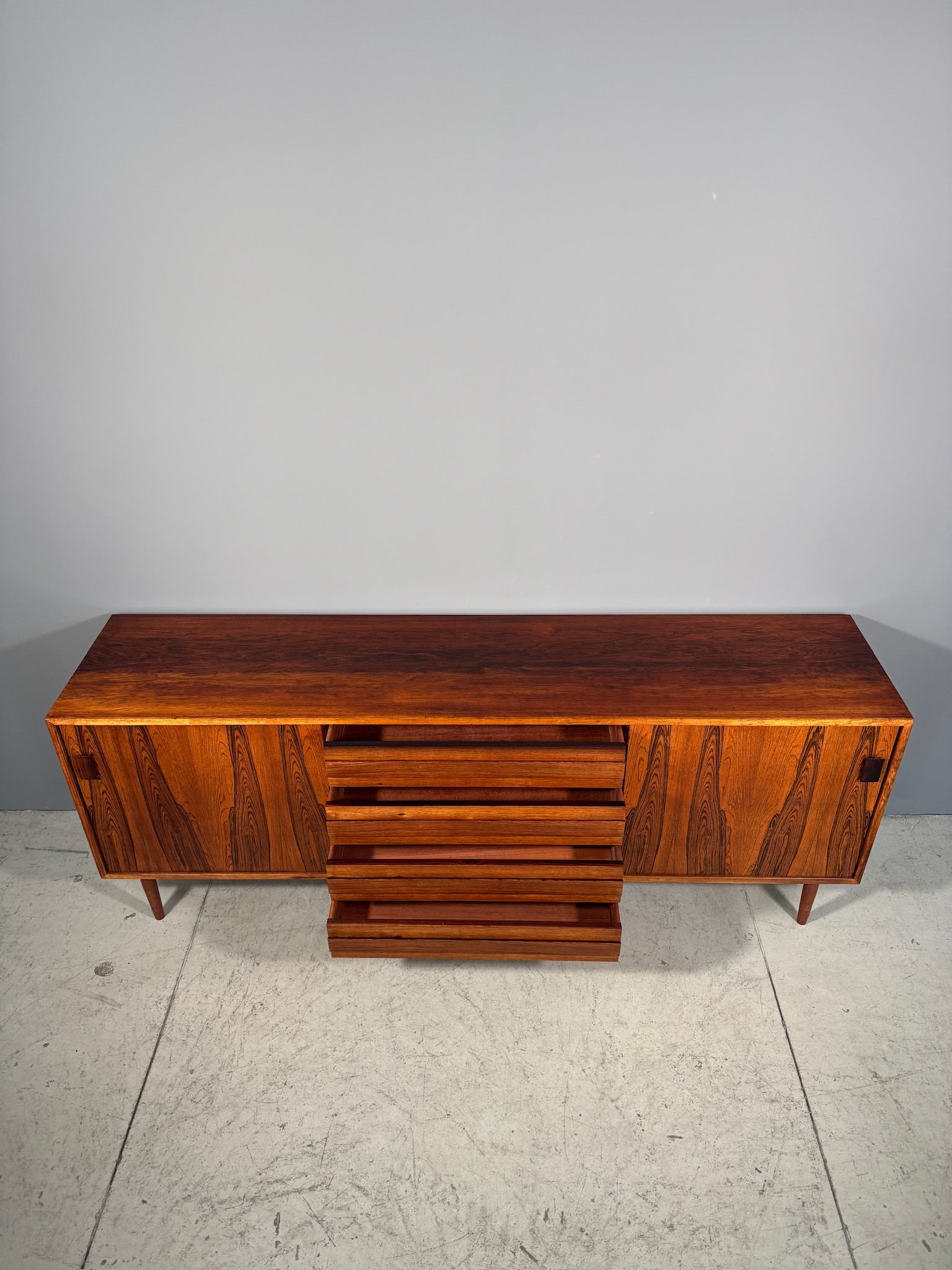 Sideboard danese in palissandro