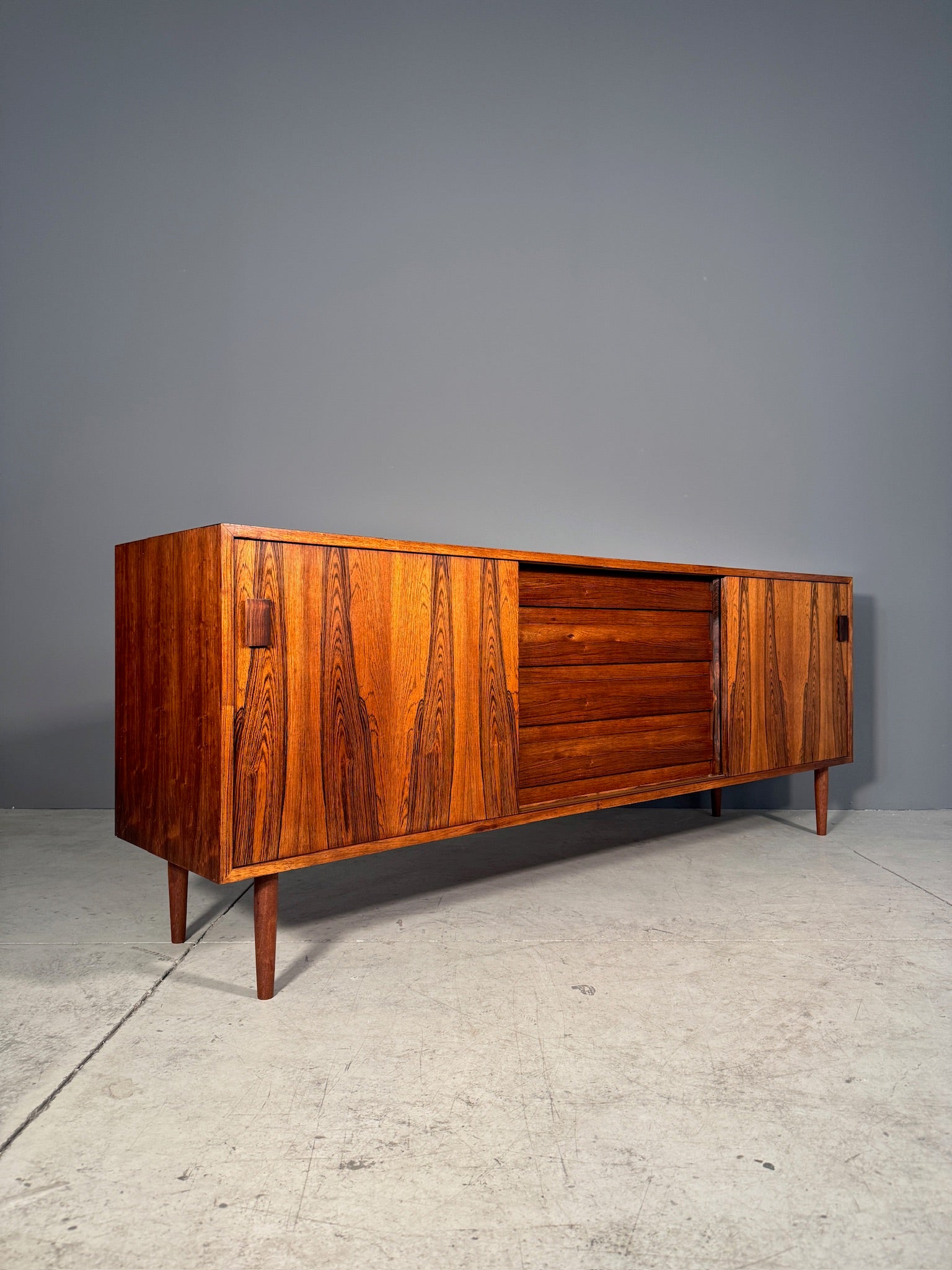 Sideboard danese in palissandro