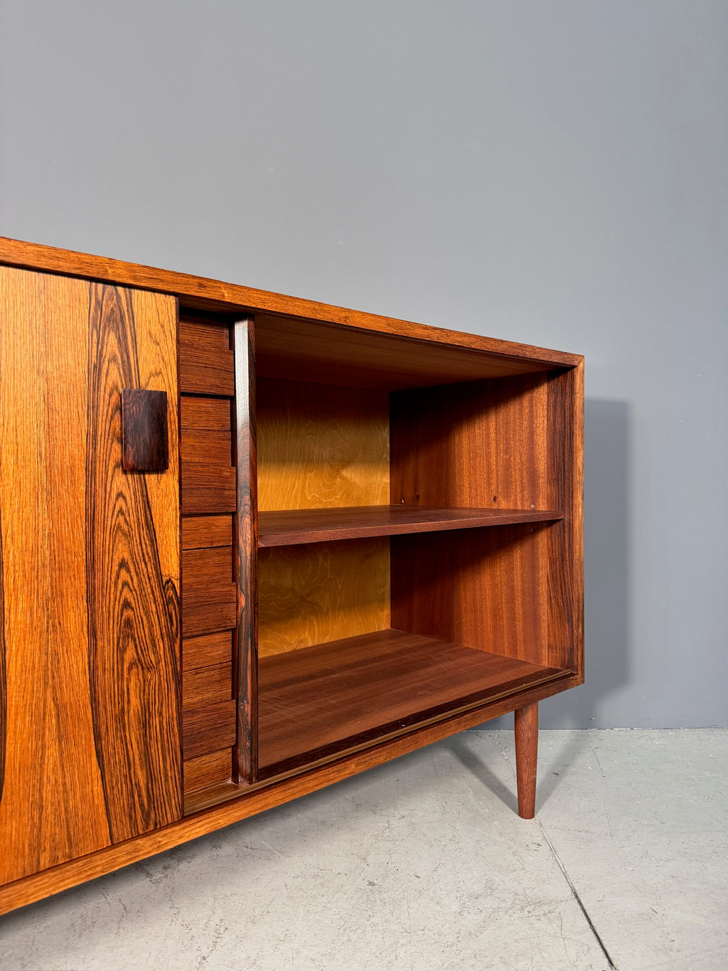 Sideboard danese in palissandro