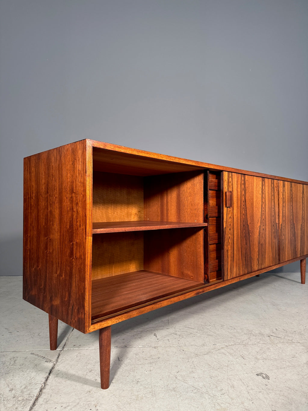 Sideboard danese in palissandro